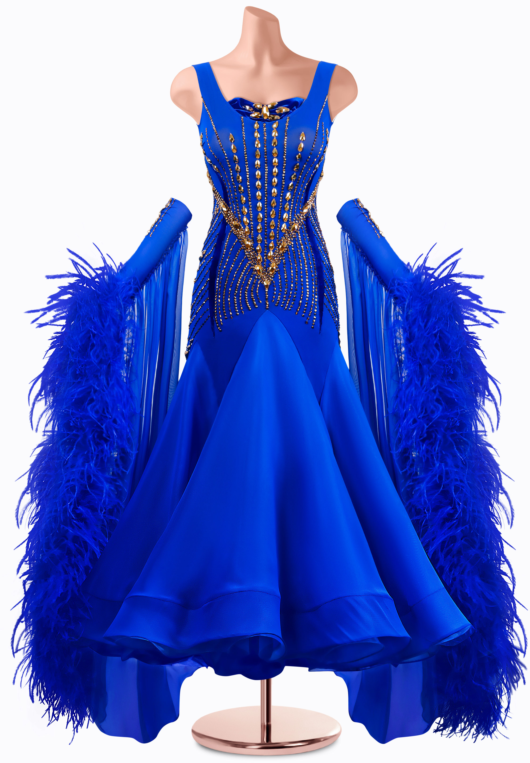 Pacific Radiance Ballroom Gown MQ-B362