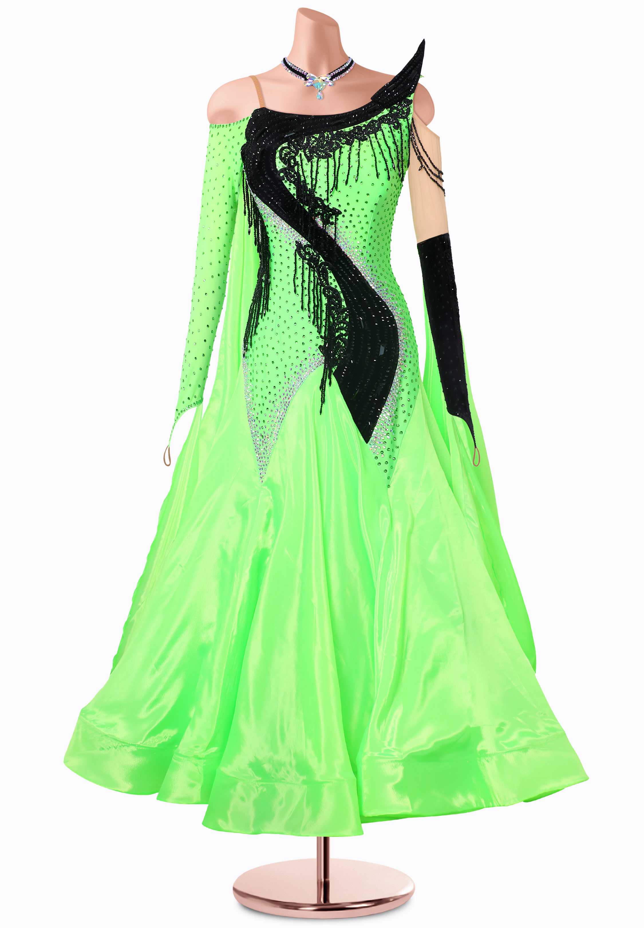 Electric Embrace Ballroom Gown MQ-B363