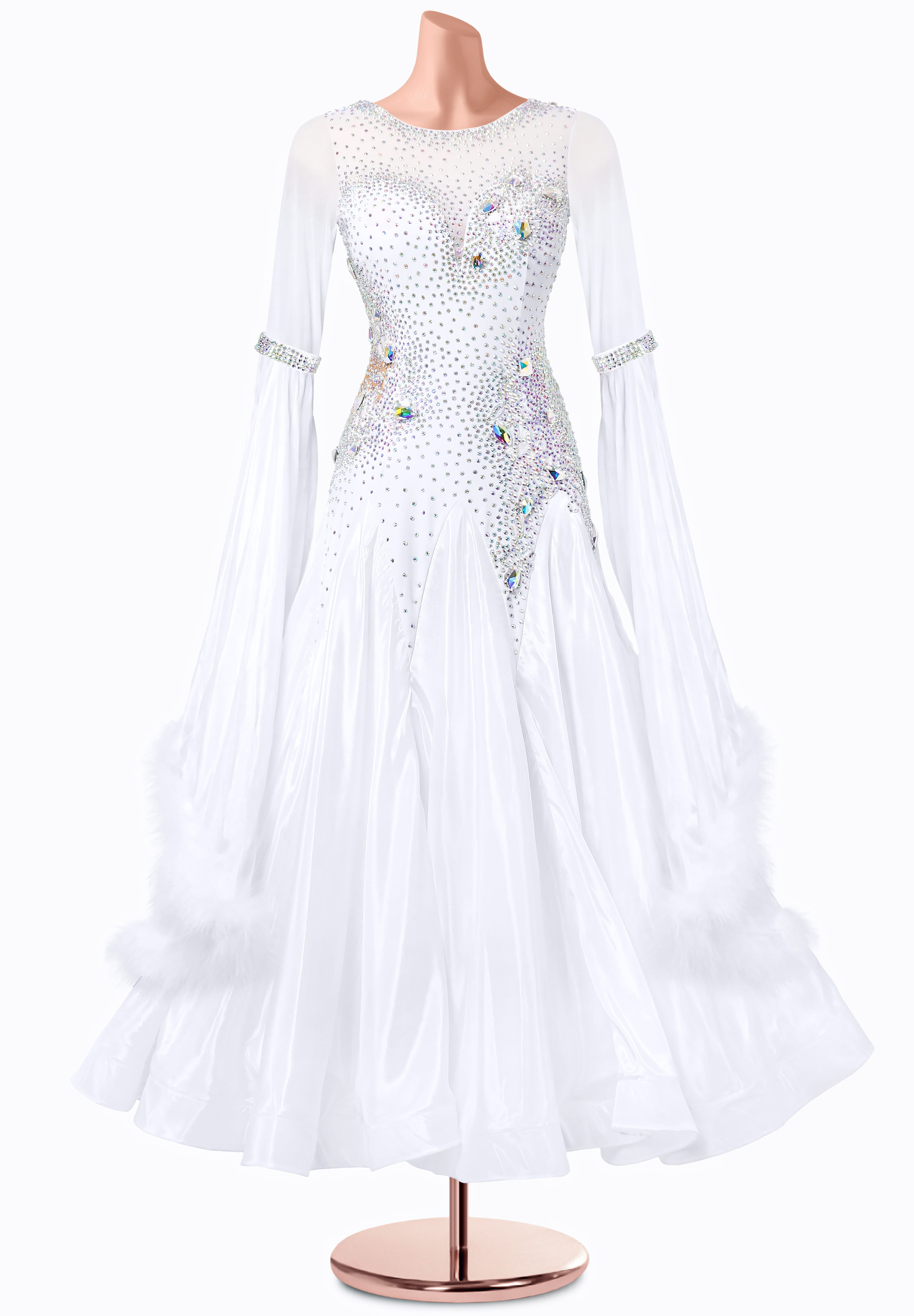 Snow Swan Ballroom Gown MQ-B375
