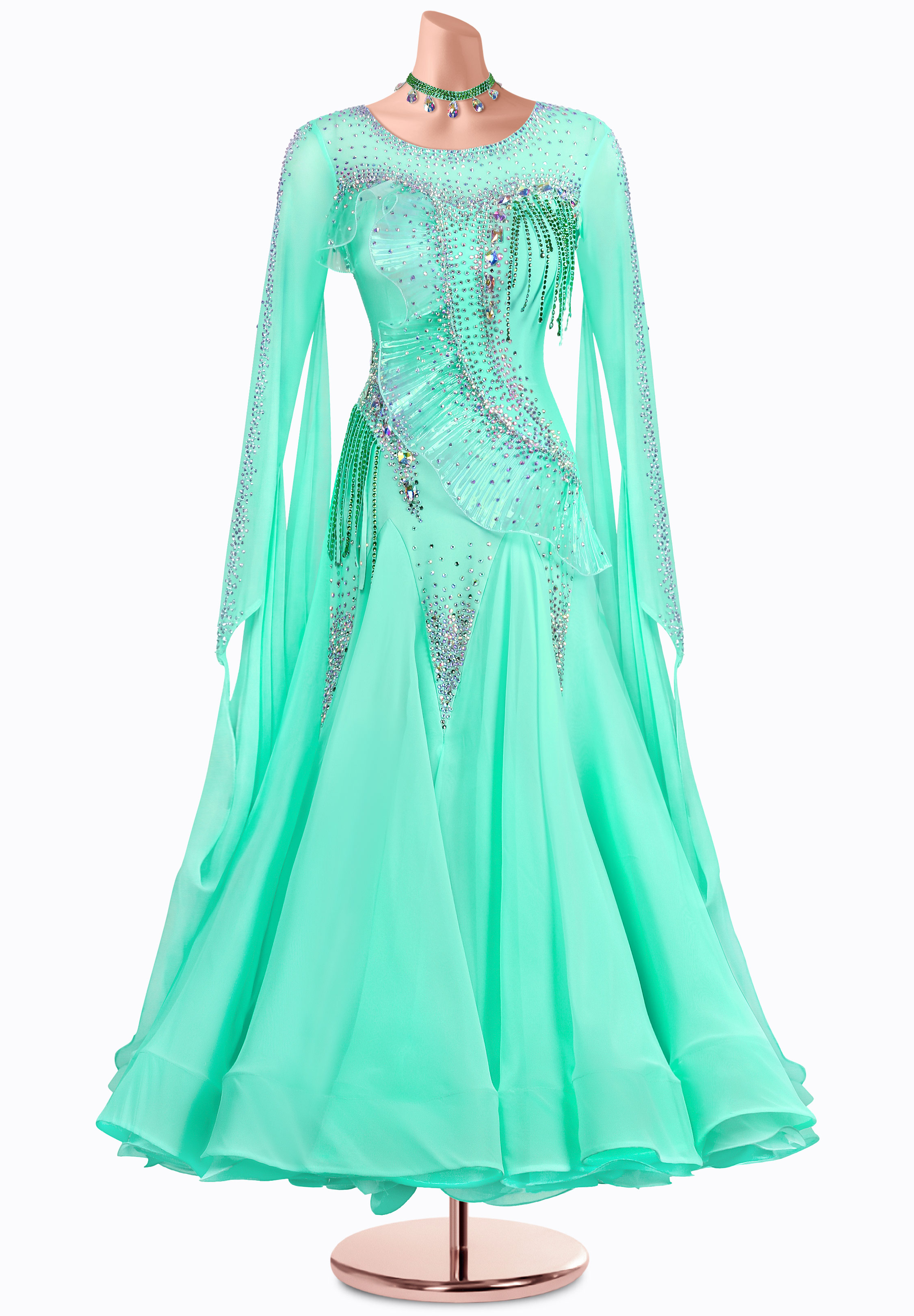 Tidal Glow Ballroom Gown MQ-B425