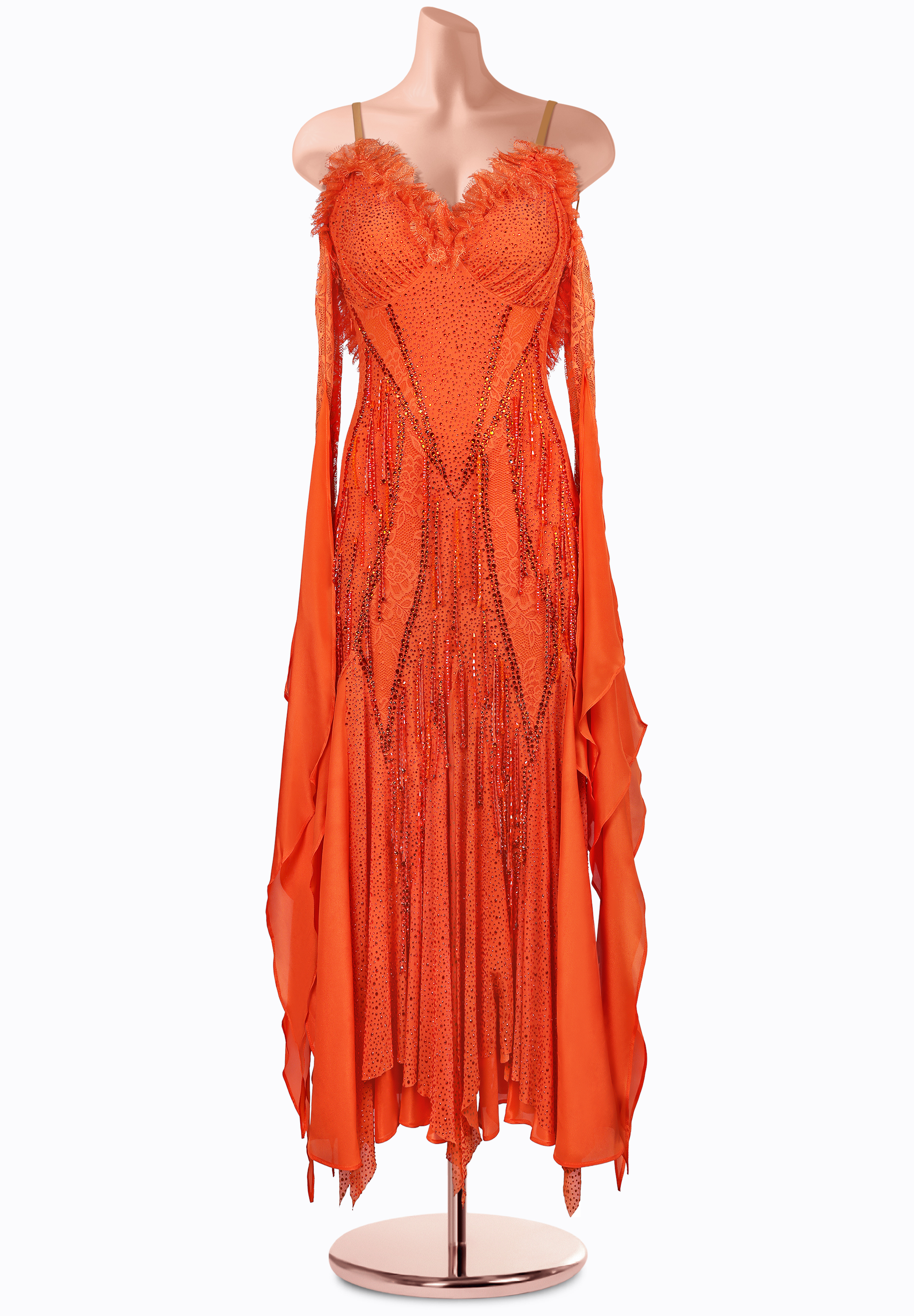 Majestic Flame Smooth Gown TD-CM0025