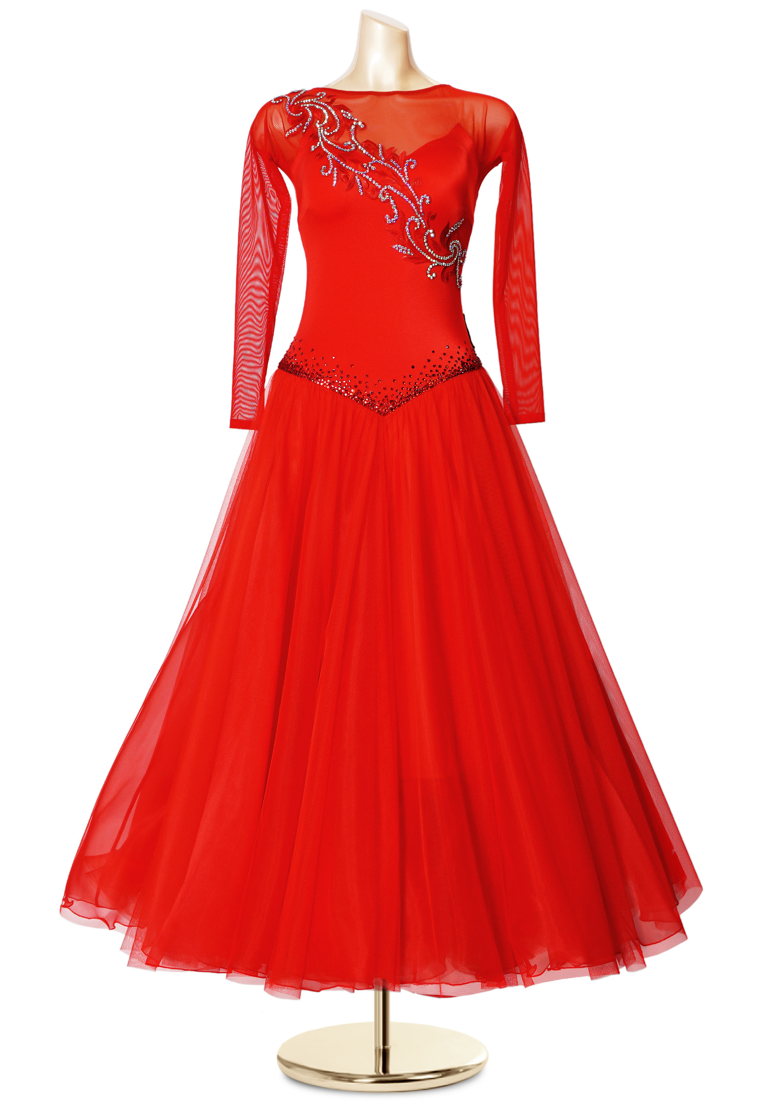 Majestic Floral Applique Ballroom Costume PC-WB190402