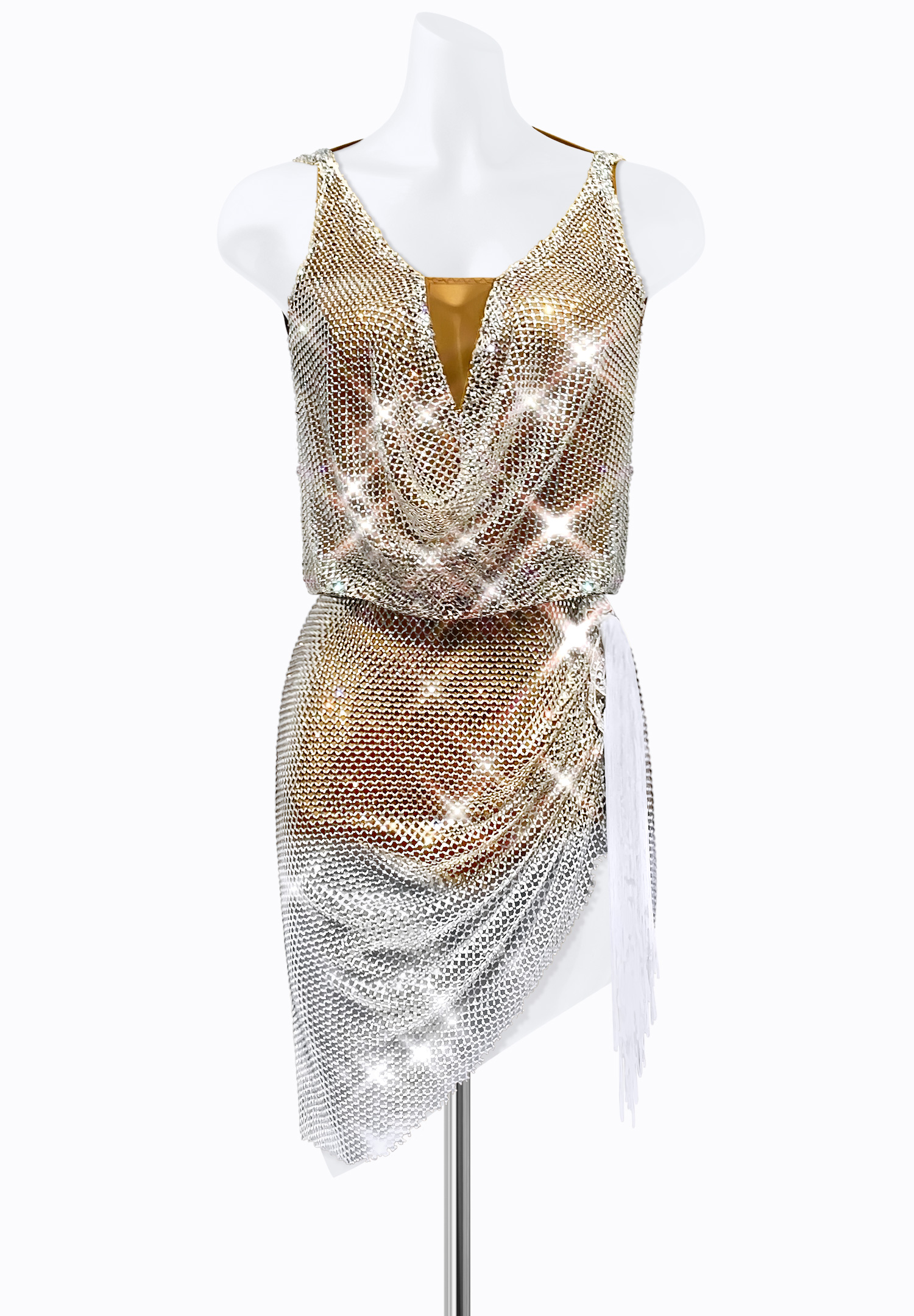 Mesh Allure Latin Dress PR-L215098