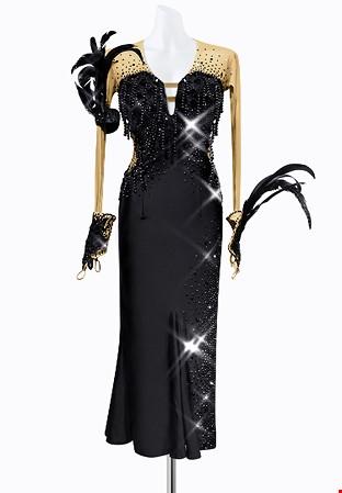 Midnight Allure Latin Dress PR-L215102