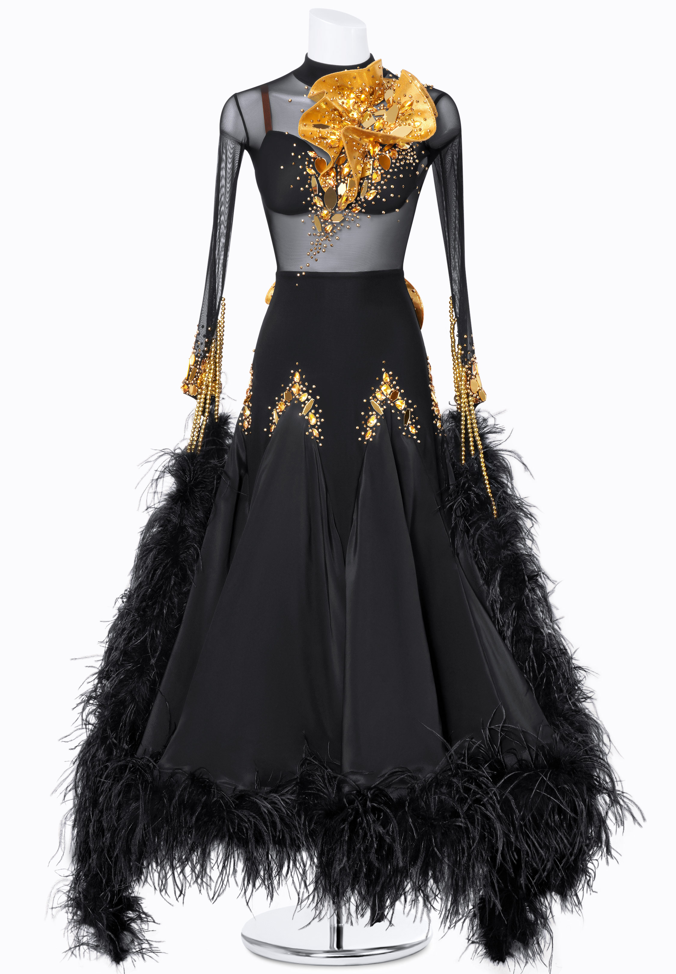 Midnight Dazzle Ballroom Gown MF-B0348
