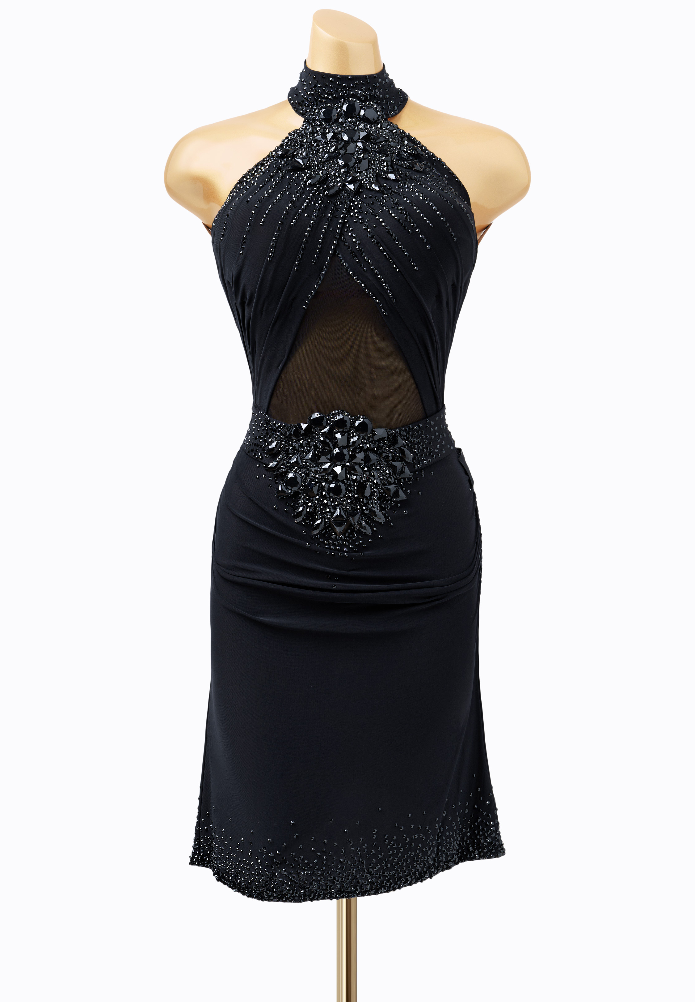 Midnight Mystique Latin Dress AD-L2914