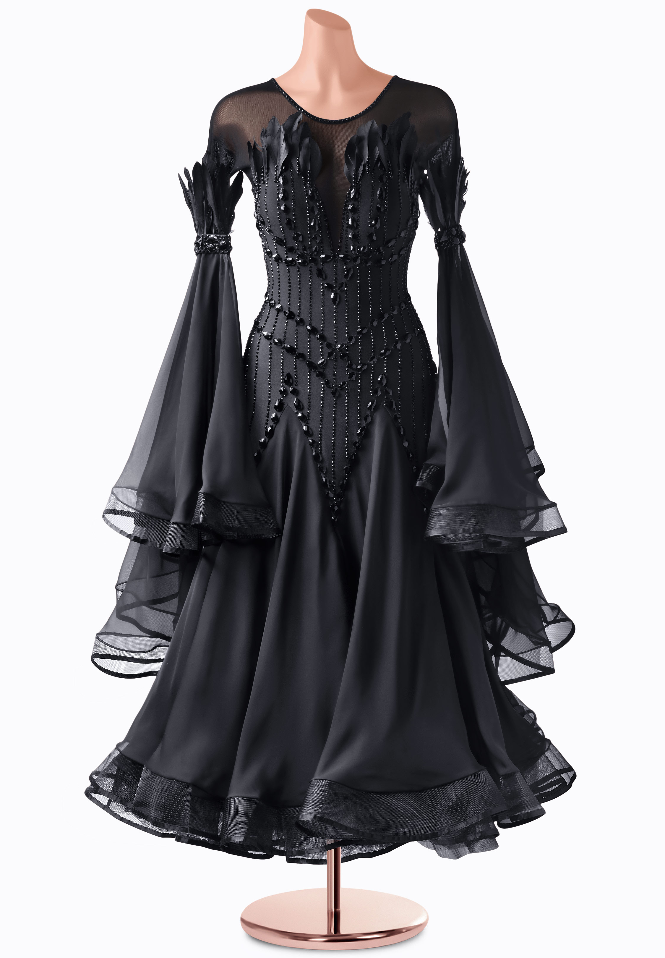 Midnight Tears Ballroom Gown JT-B4710B