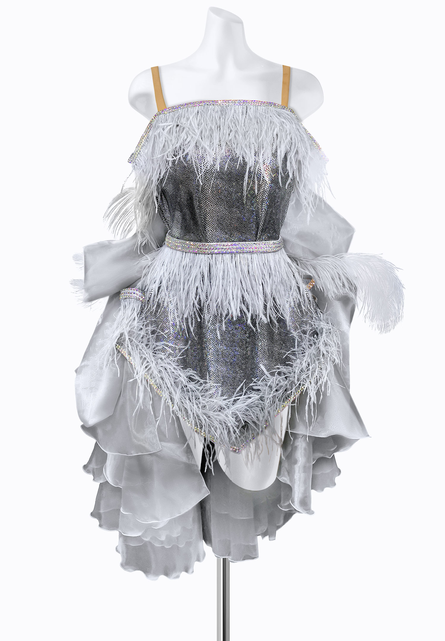 Misty Feather Latin Dress AM-L3223