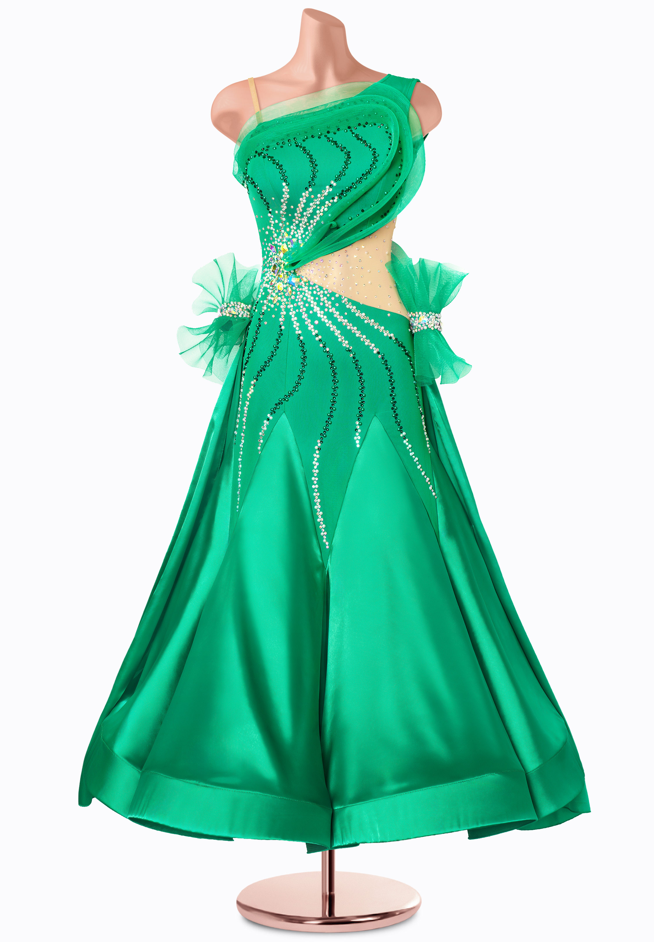 Mystic Fern Ballroom Gown MF-B0517
