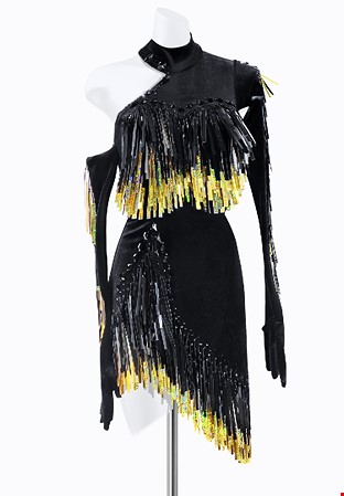 Mystique Fringe Latin Dress PR-L205027