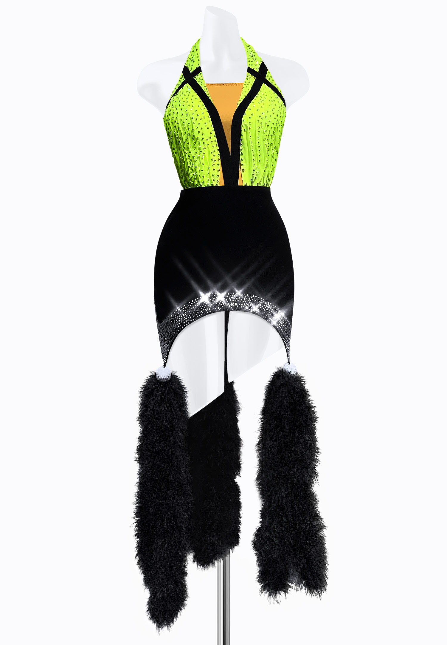 Neon Dream Latin Dress PR-L215034