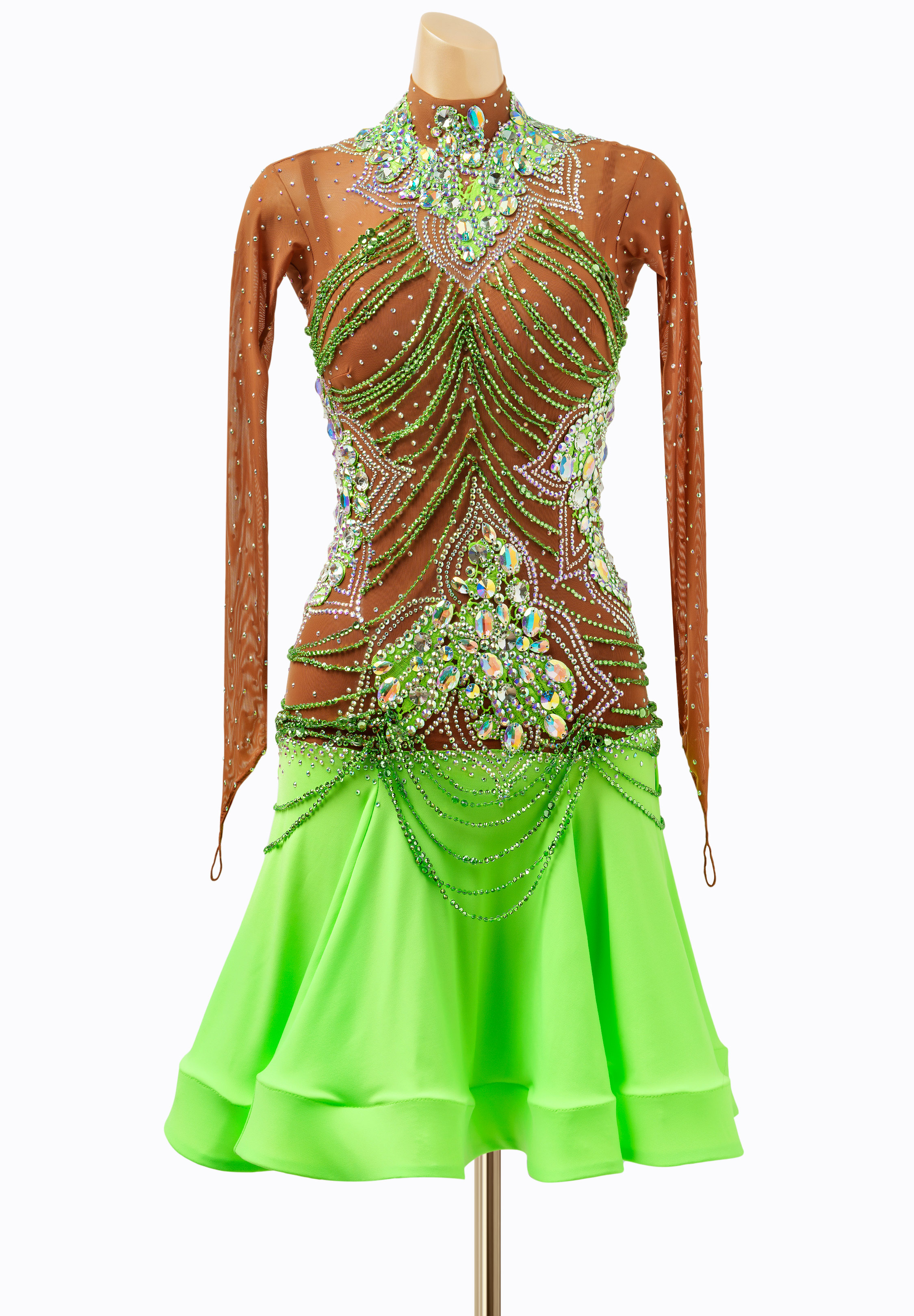 Neon Fairy Latin Dress AD-L2937