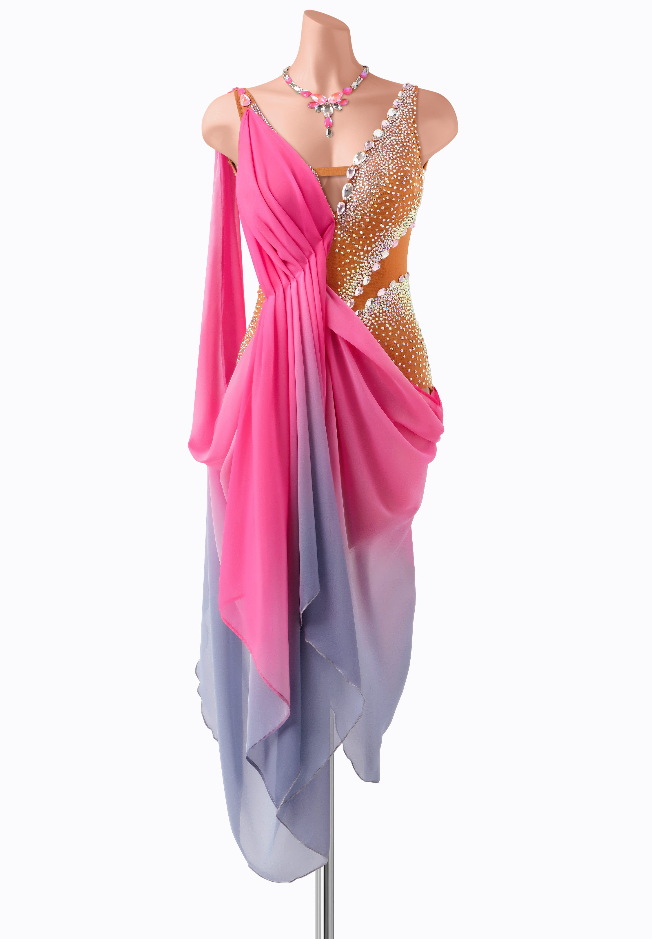 Ombre Desire Latin Dress AM-L3412