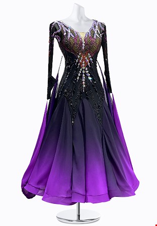 Ombre Galaxy Ballroom Gown JT-B4512