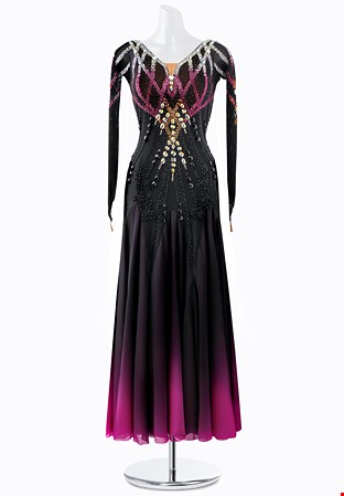 Ombre Galaxy Smooth Gown JT-S4512