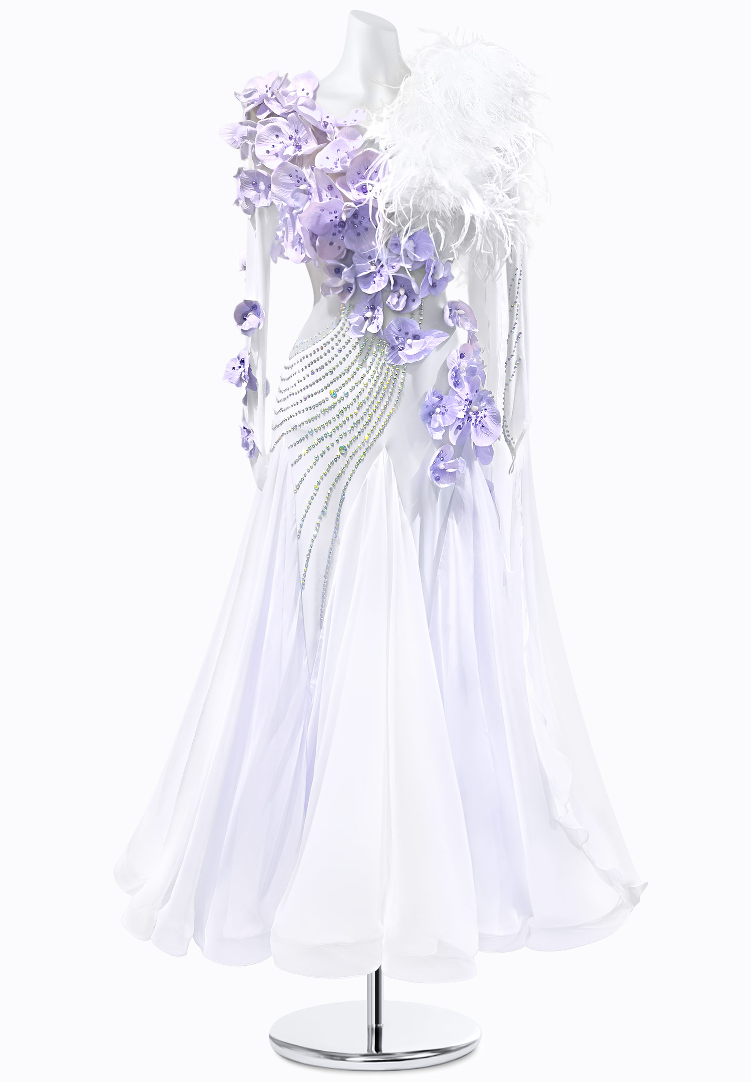 Orchid Dream Ballroom Gown AM-B3350