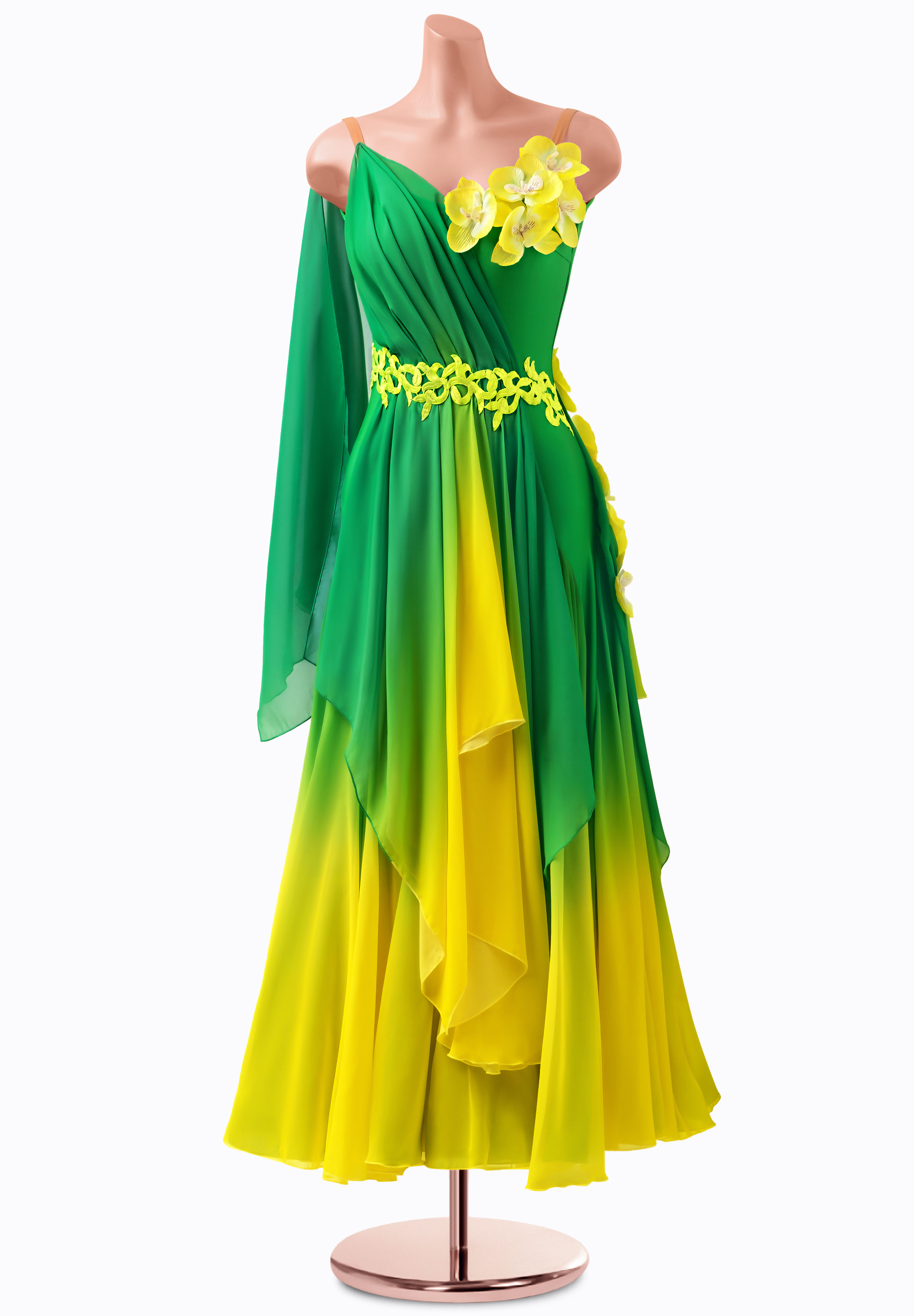 Orchid Forest Ballroom Gown AM-B3307