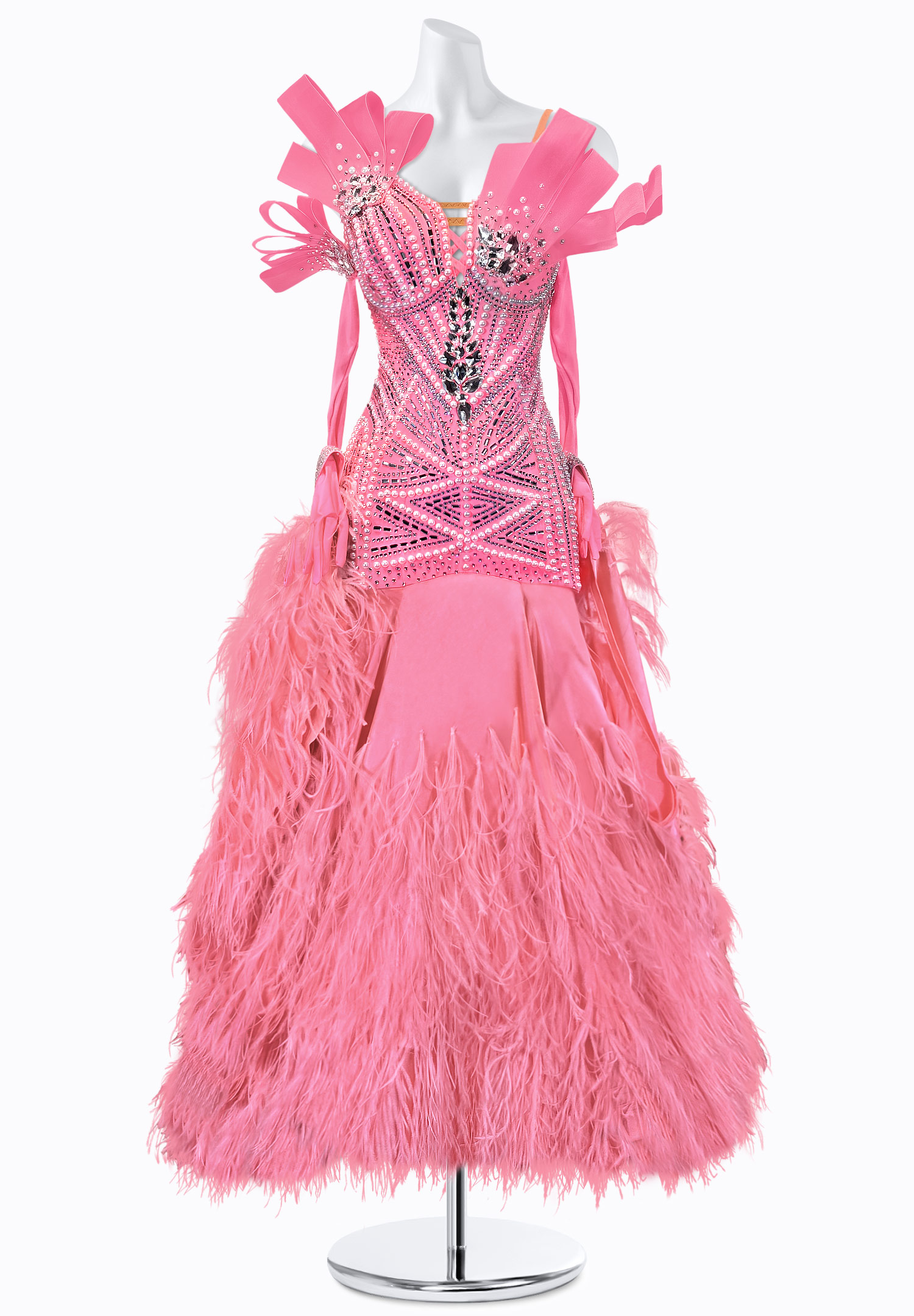 Blushing Flight Ballroom Gown PR-B250004