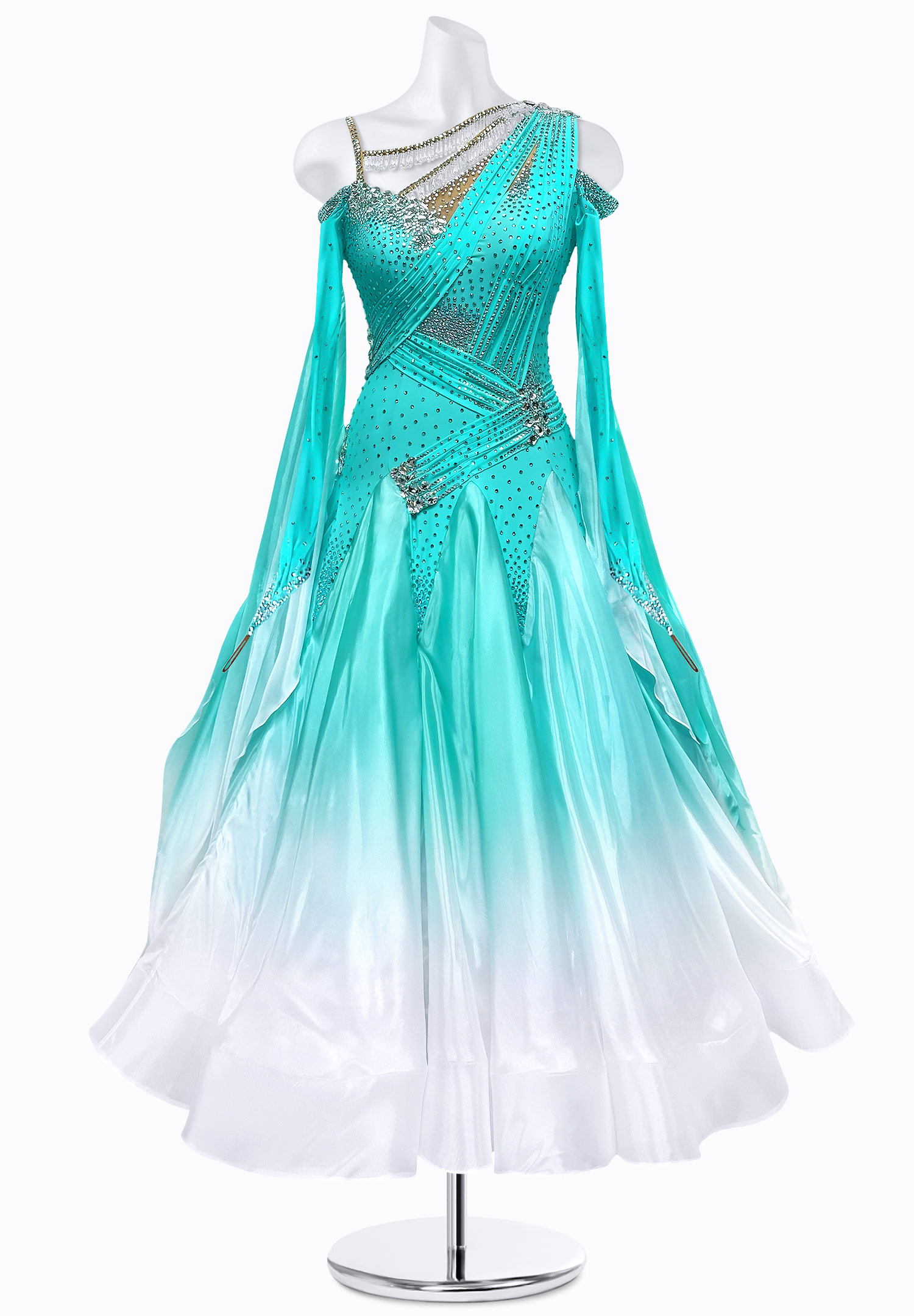 Ombre Lagoon Ballroom Gown PR-B250026
