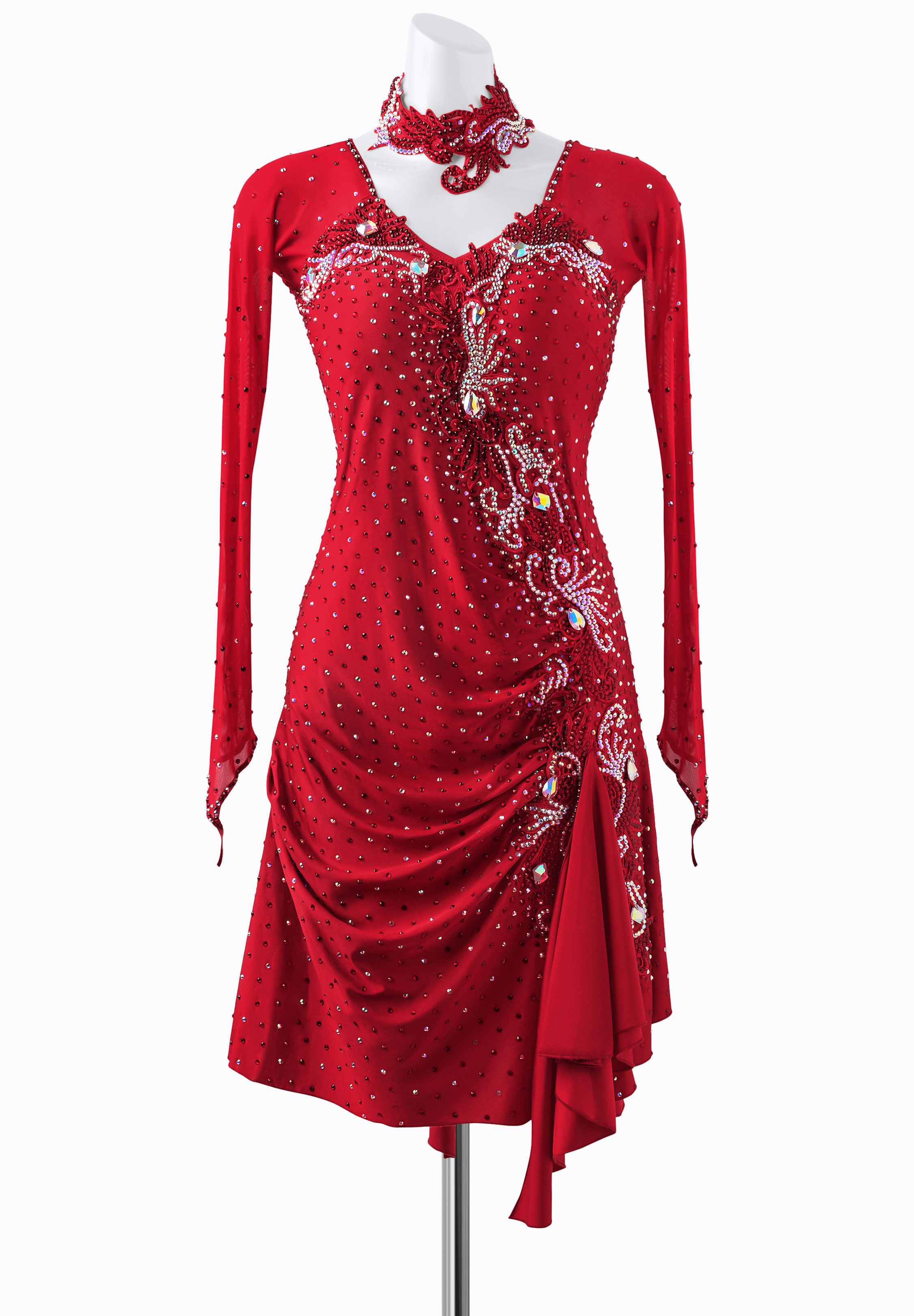 Pacific Applique Latin Dress JT-L2203