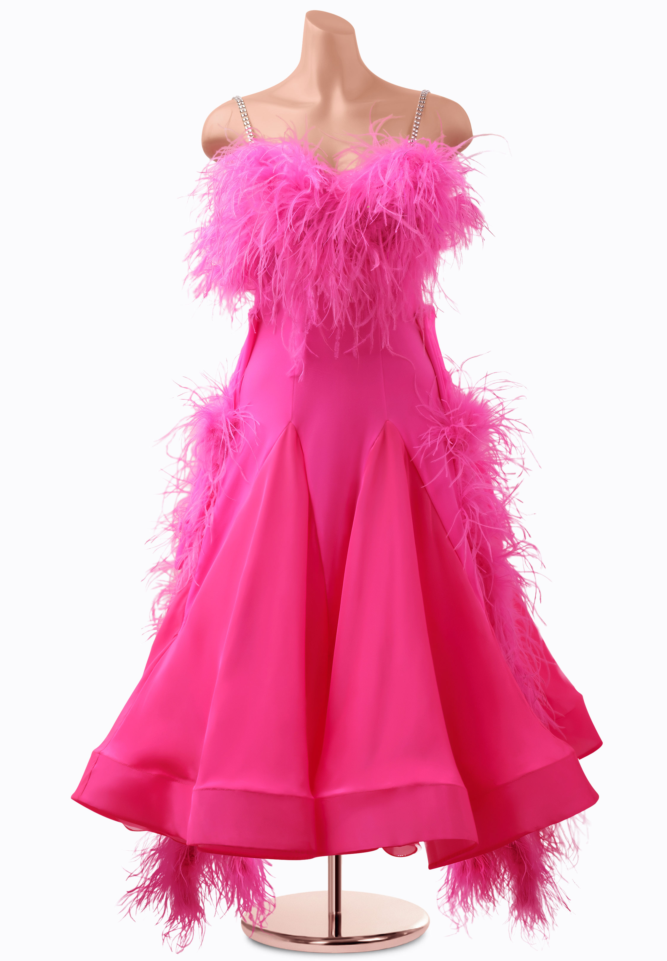 Paradise Feather Ballroom Gown MF-B0238A