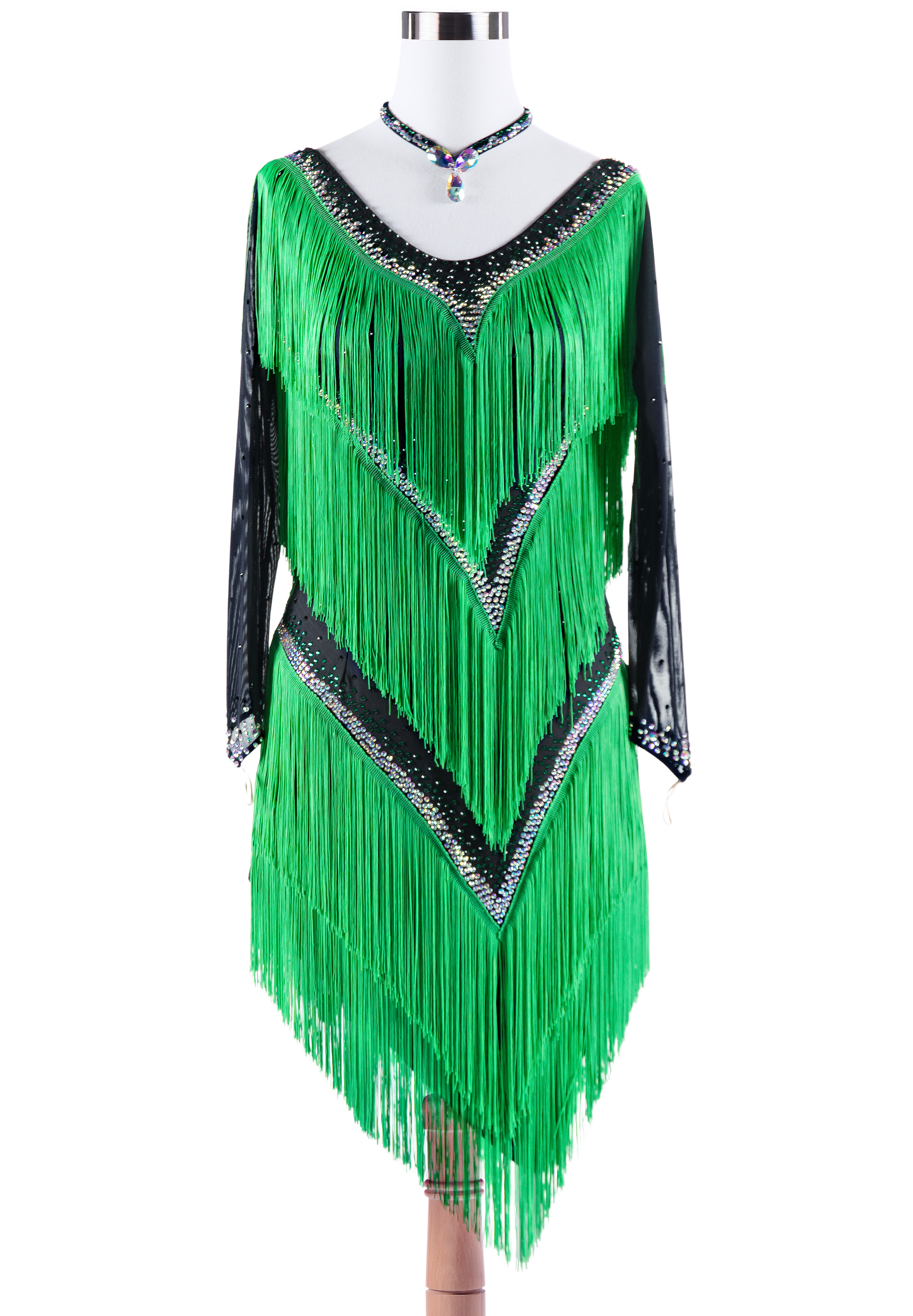 Passionate Multi Fringe Latin Dress VN-L5313