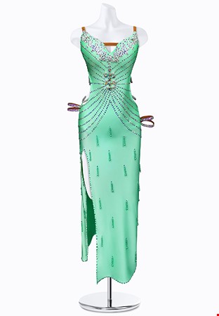 Pearl Lagoon Latin Dress AML3516