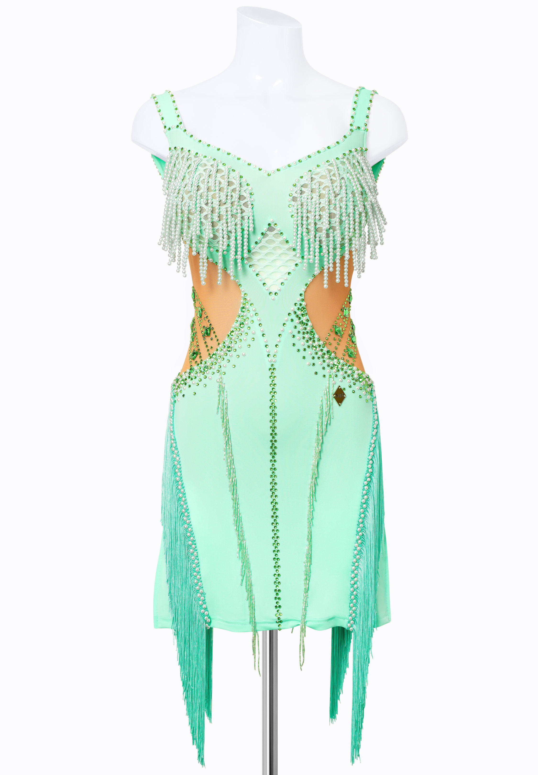 Pearl Lagoon Latin Dress MF-L0395