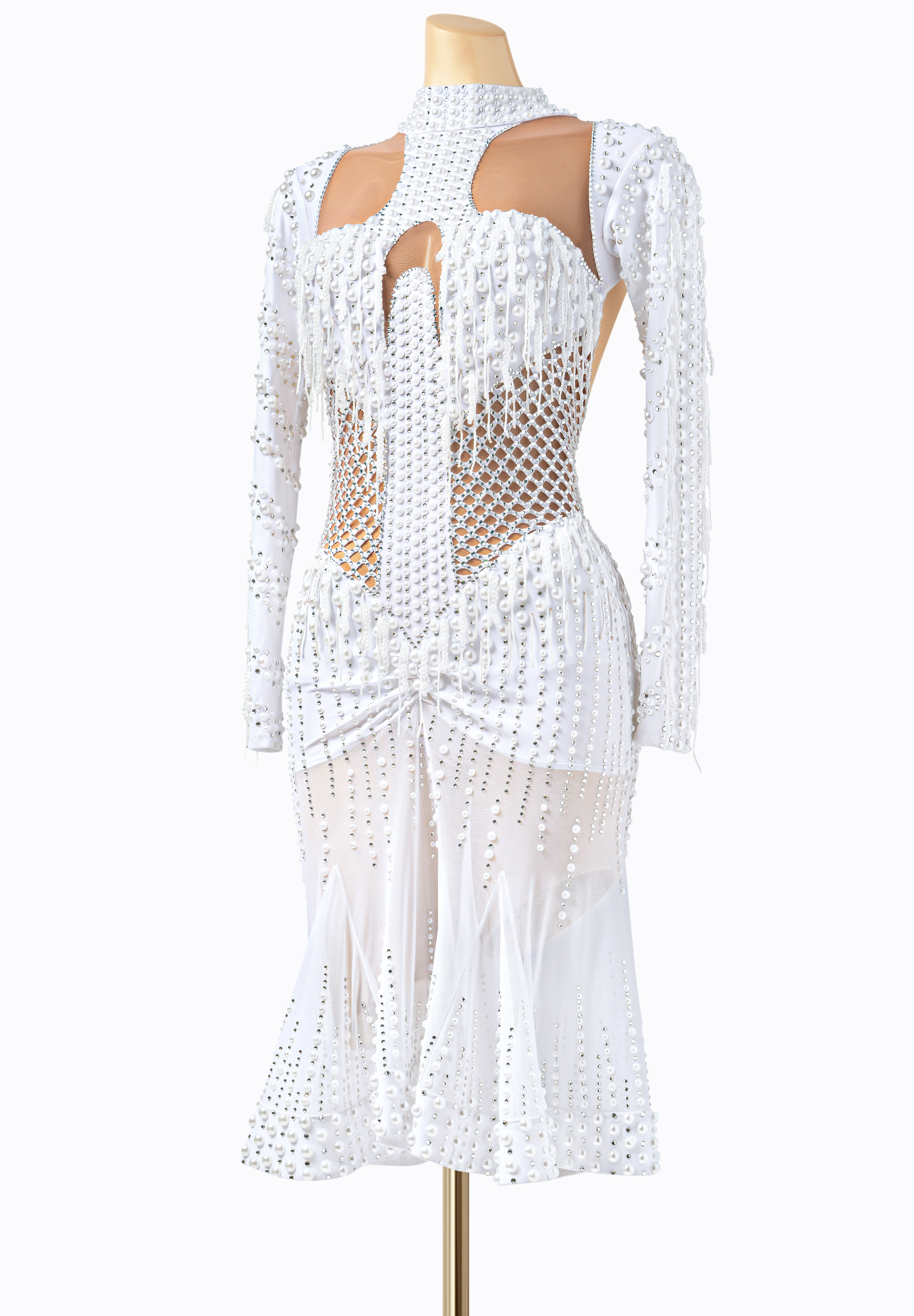 Pearl Mesh Ballroom Costume AD-L2901