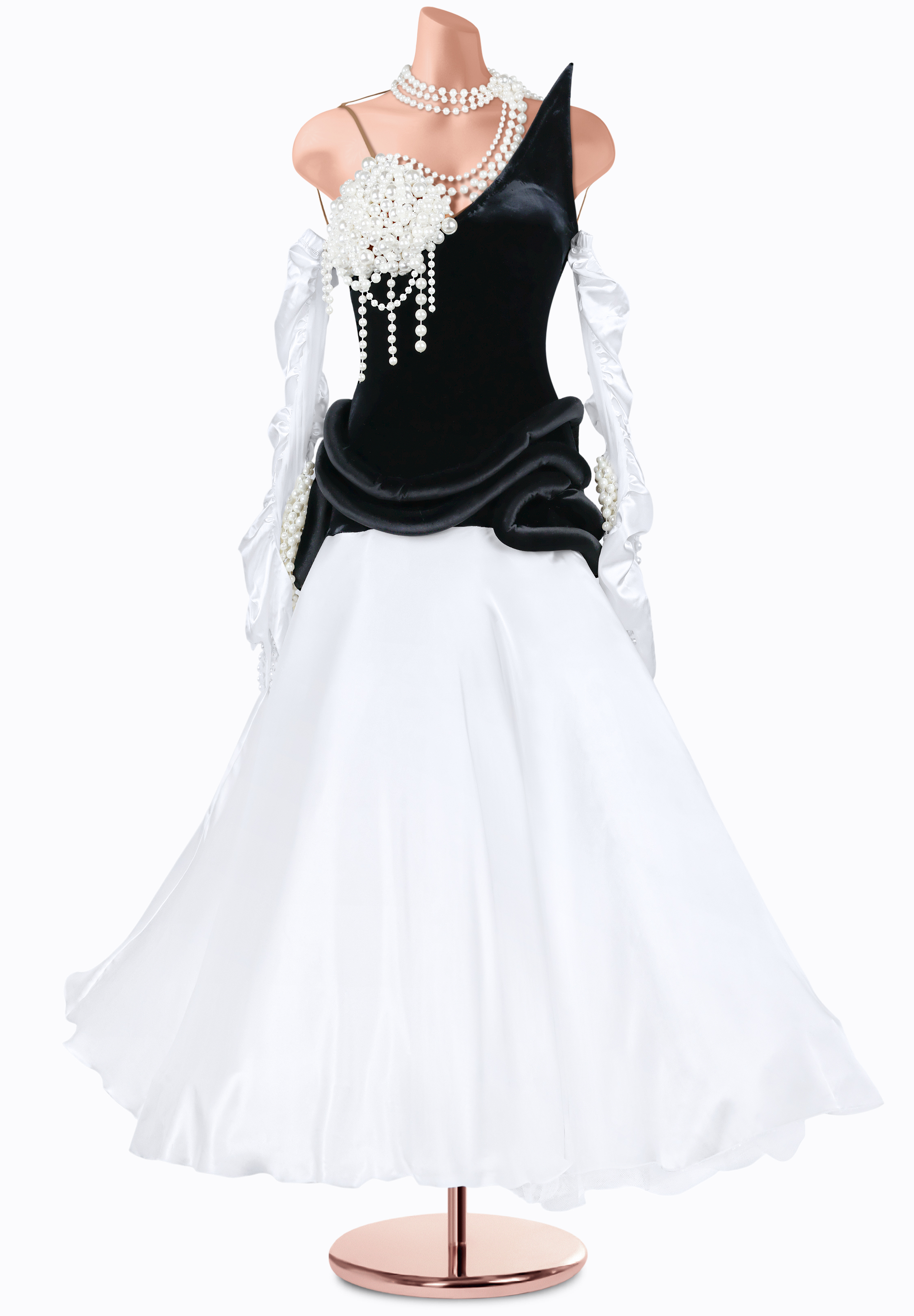 Pearl Noir Ballroom Gown TD-CM0034