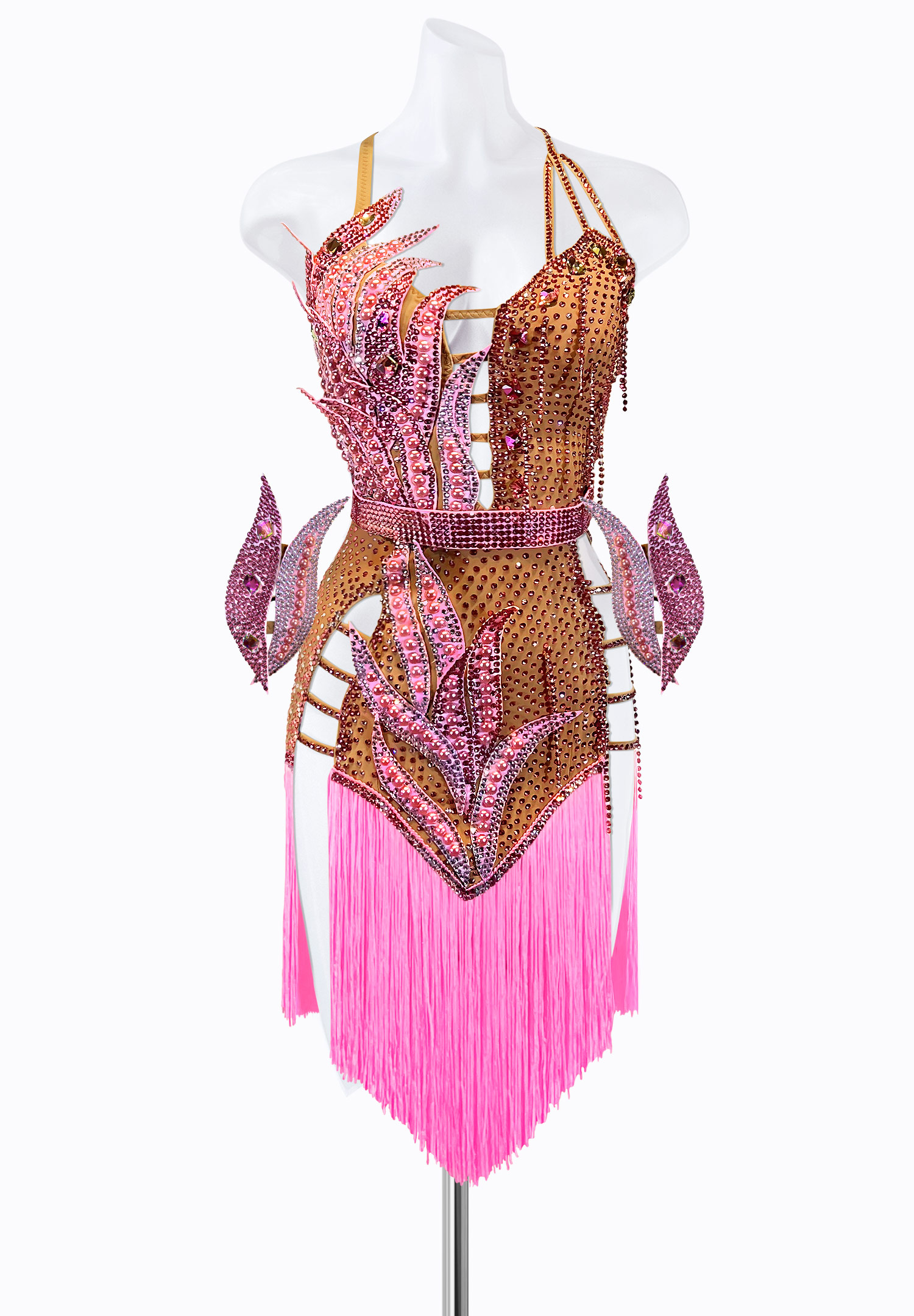 Pink Ice Latin Dress PR-L225182 