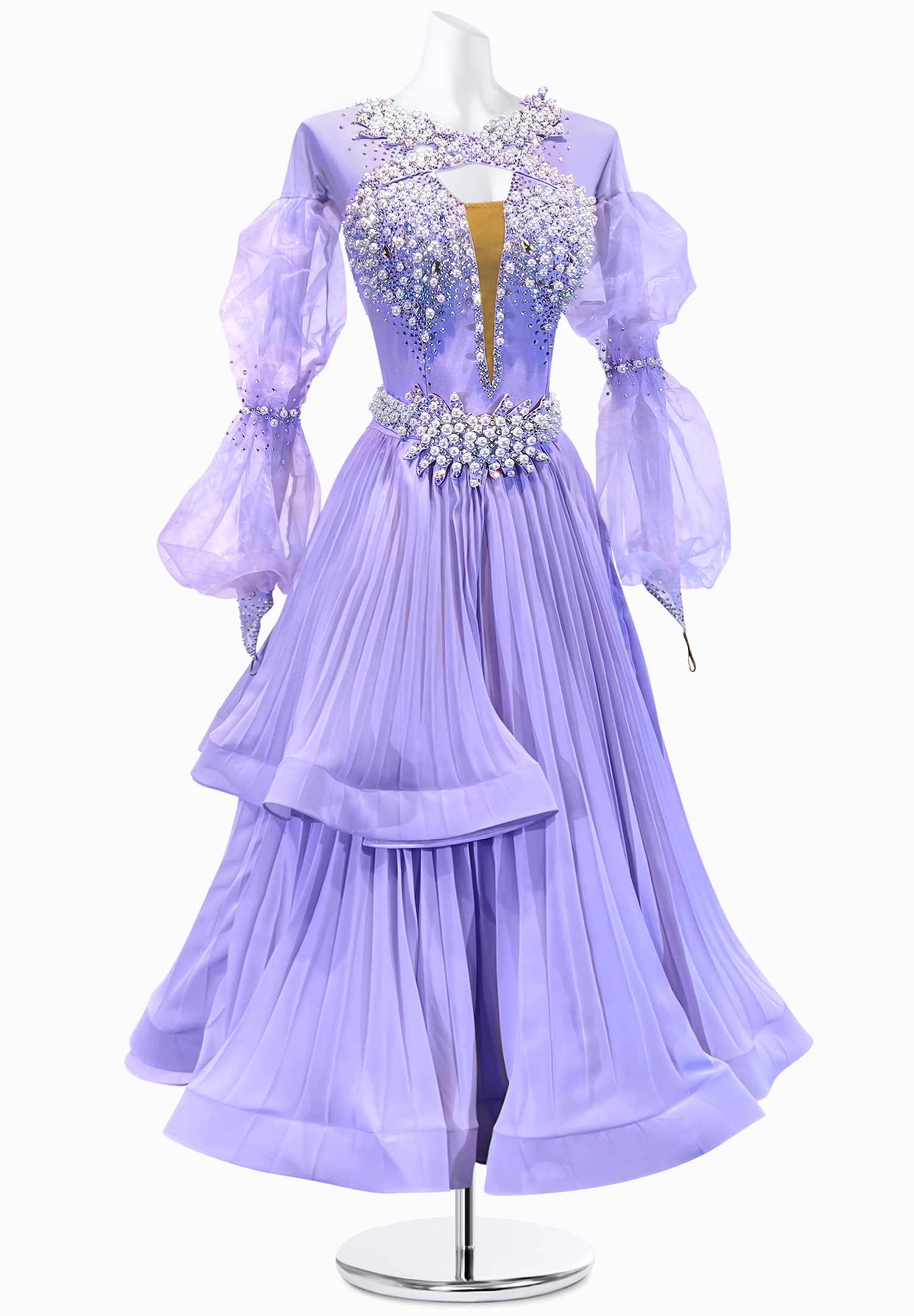 Pleated Dream Ballroom Gown PR-B220057