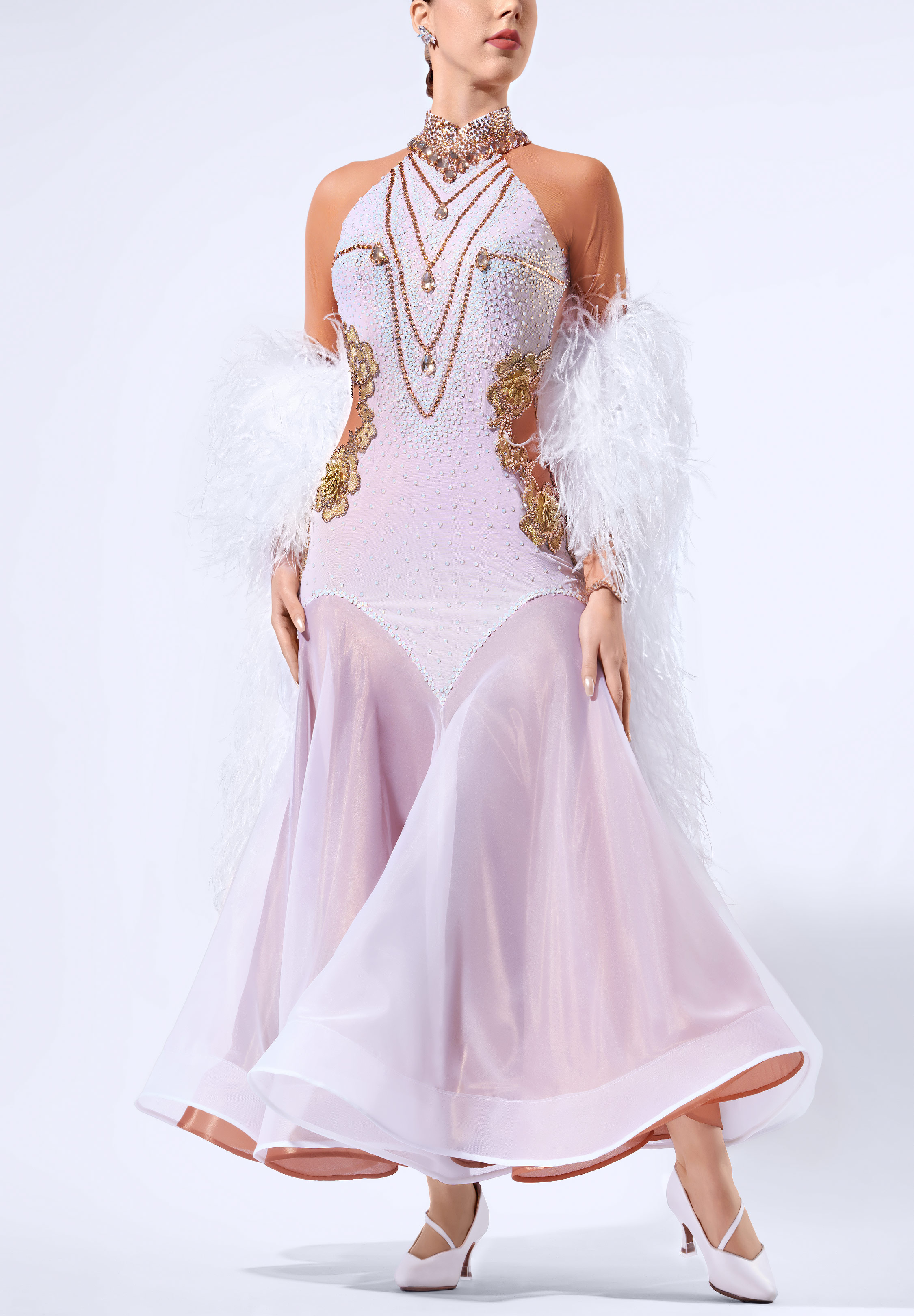 Radiant Frost Ballroom Gown RS-B250016