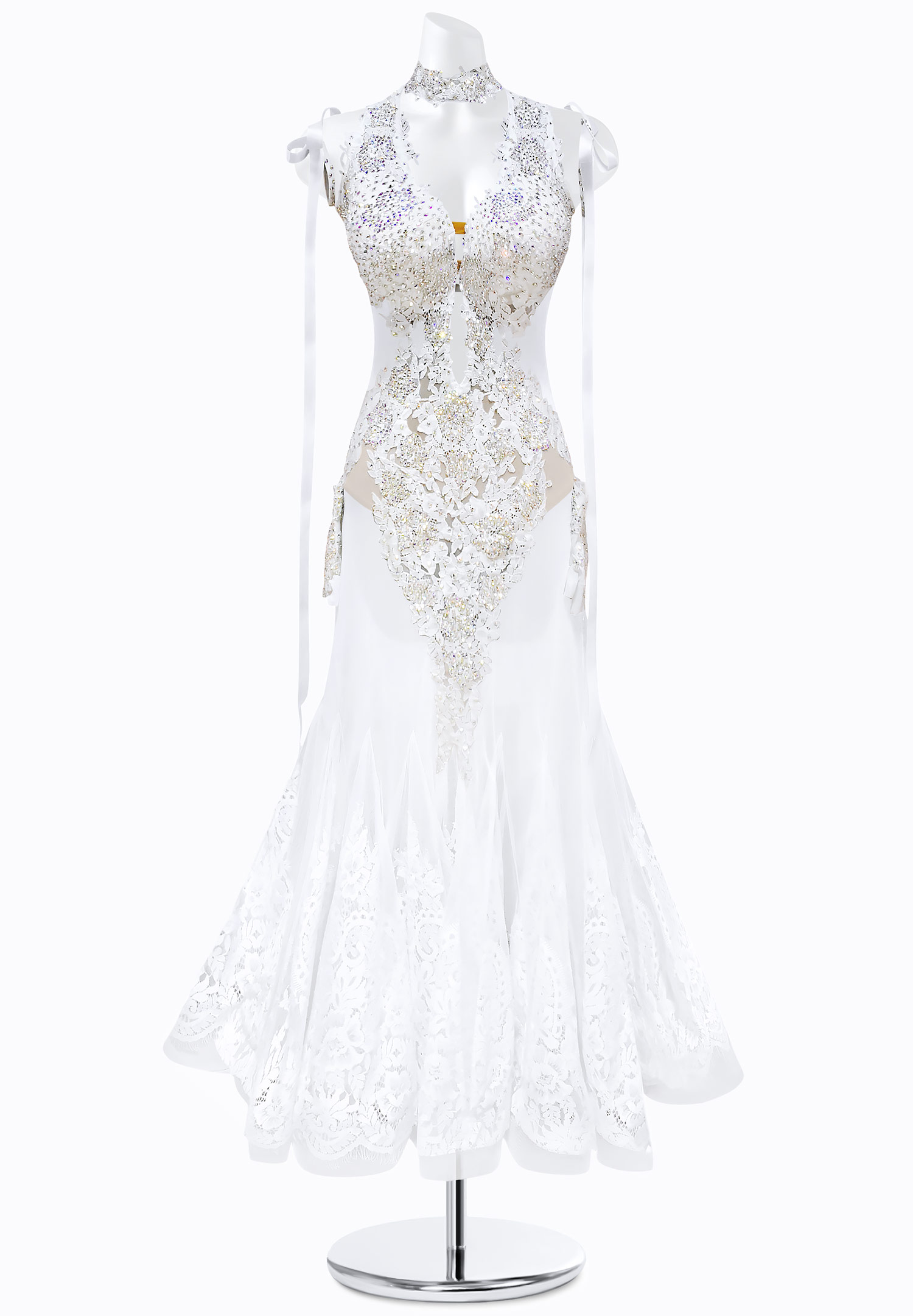 Ribbon Bride Ballroom Costume AM-B3016A