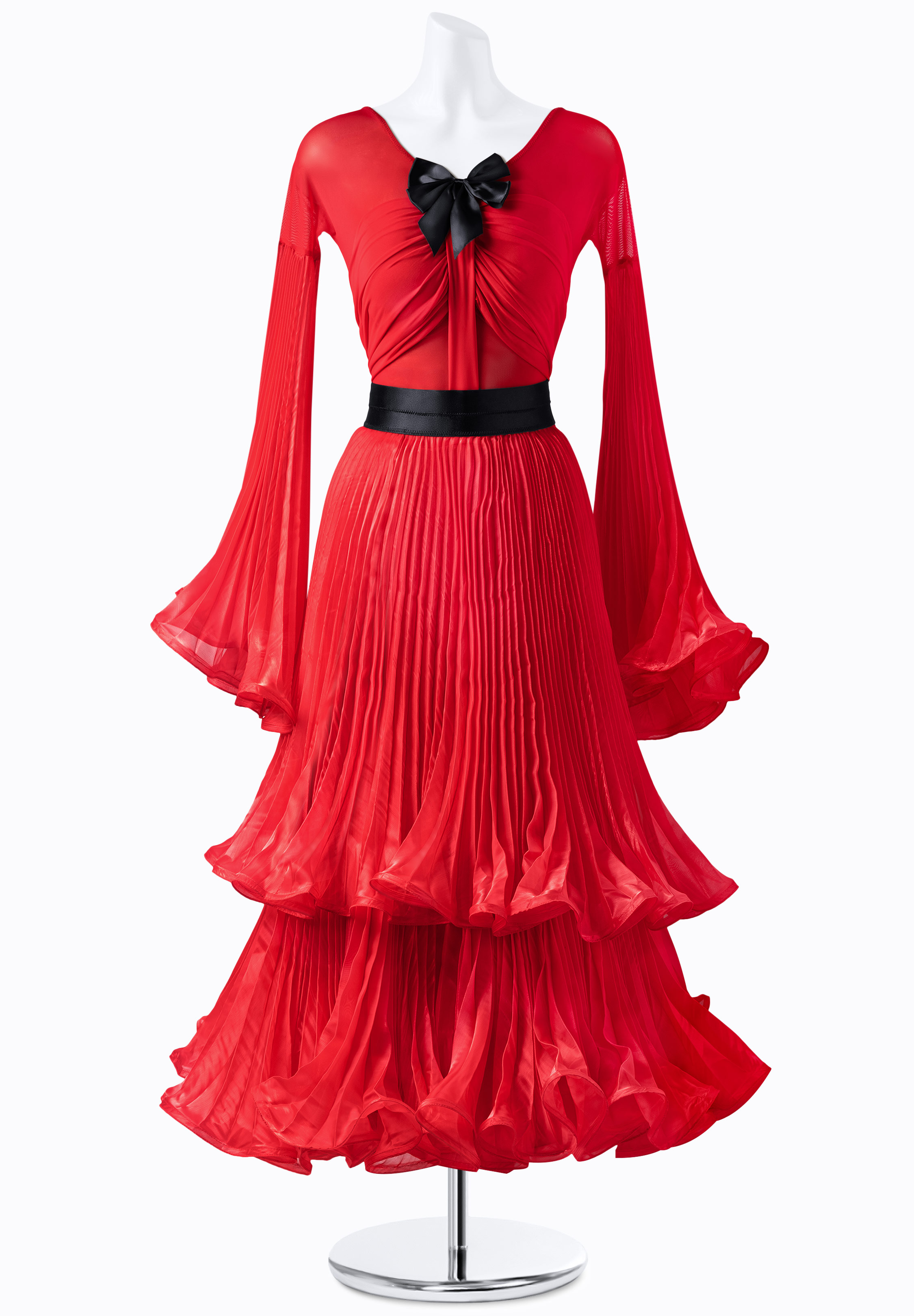 Romantic Pleats Ballroom Gown AM-B3254