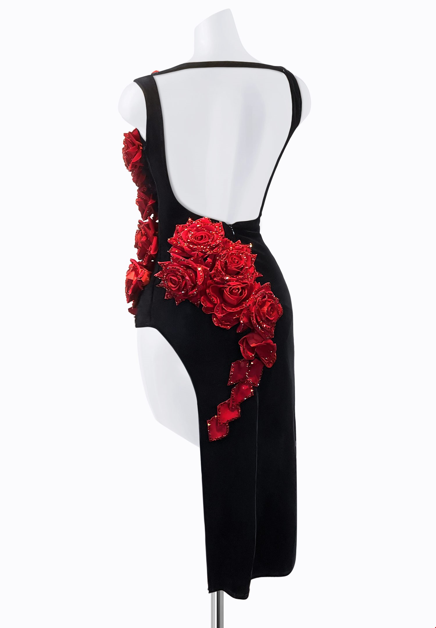 Flawless Fantasy Black Floral Lace Sheer Bustier Bodysuit
