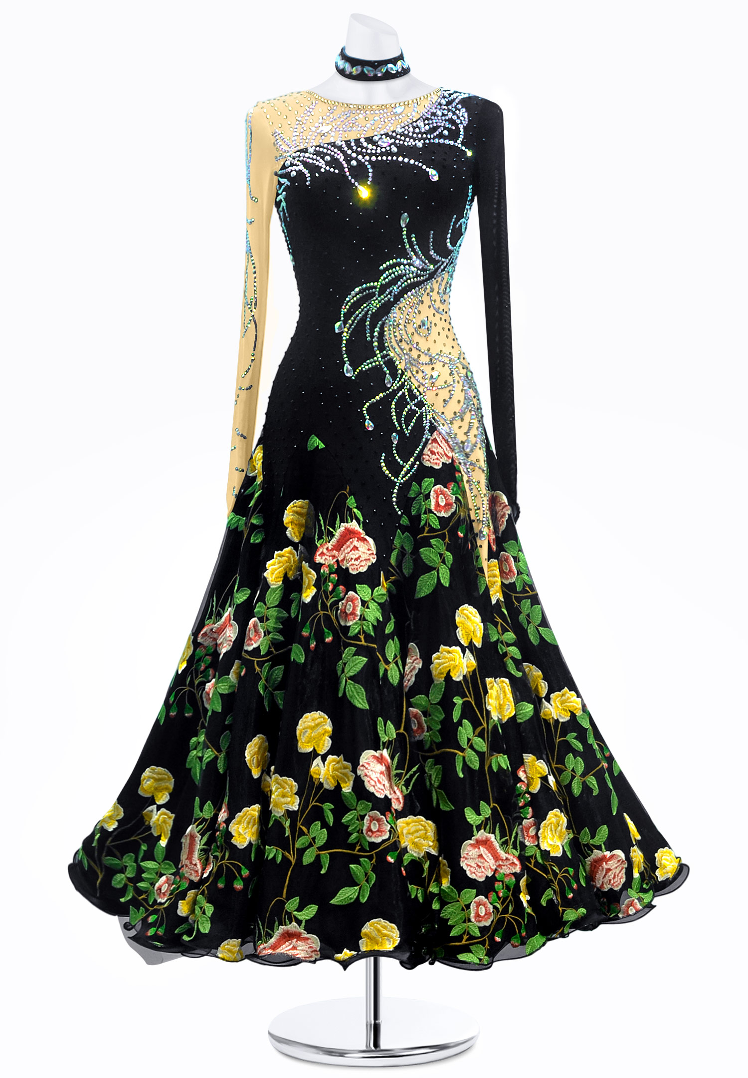 Rose Garden Ballroom Gown JT-B3867