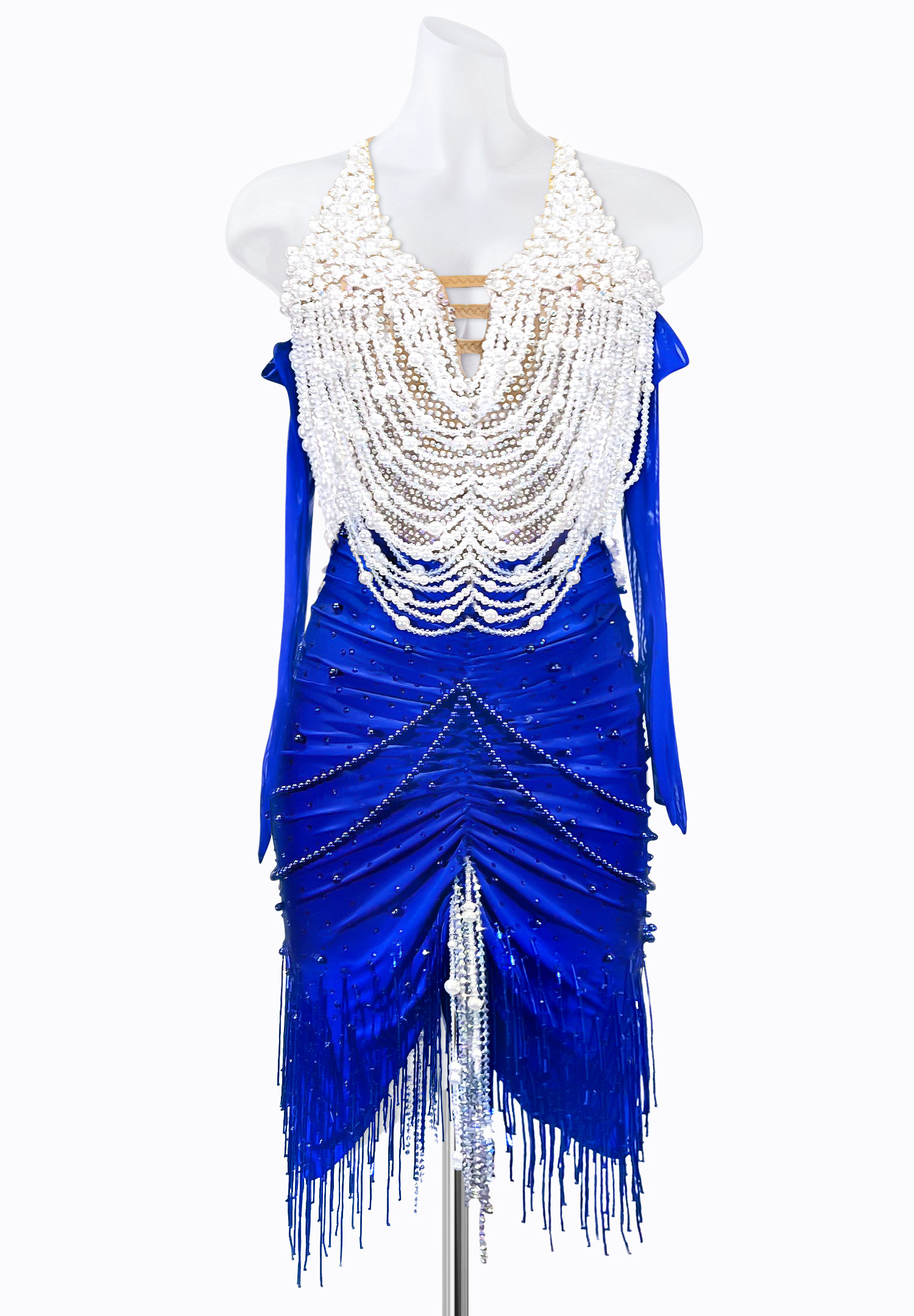 Ruched Fantasy Latin Dress PR-L225036