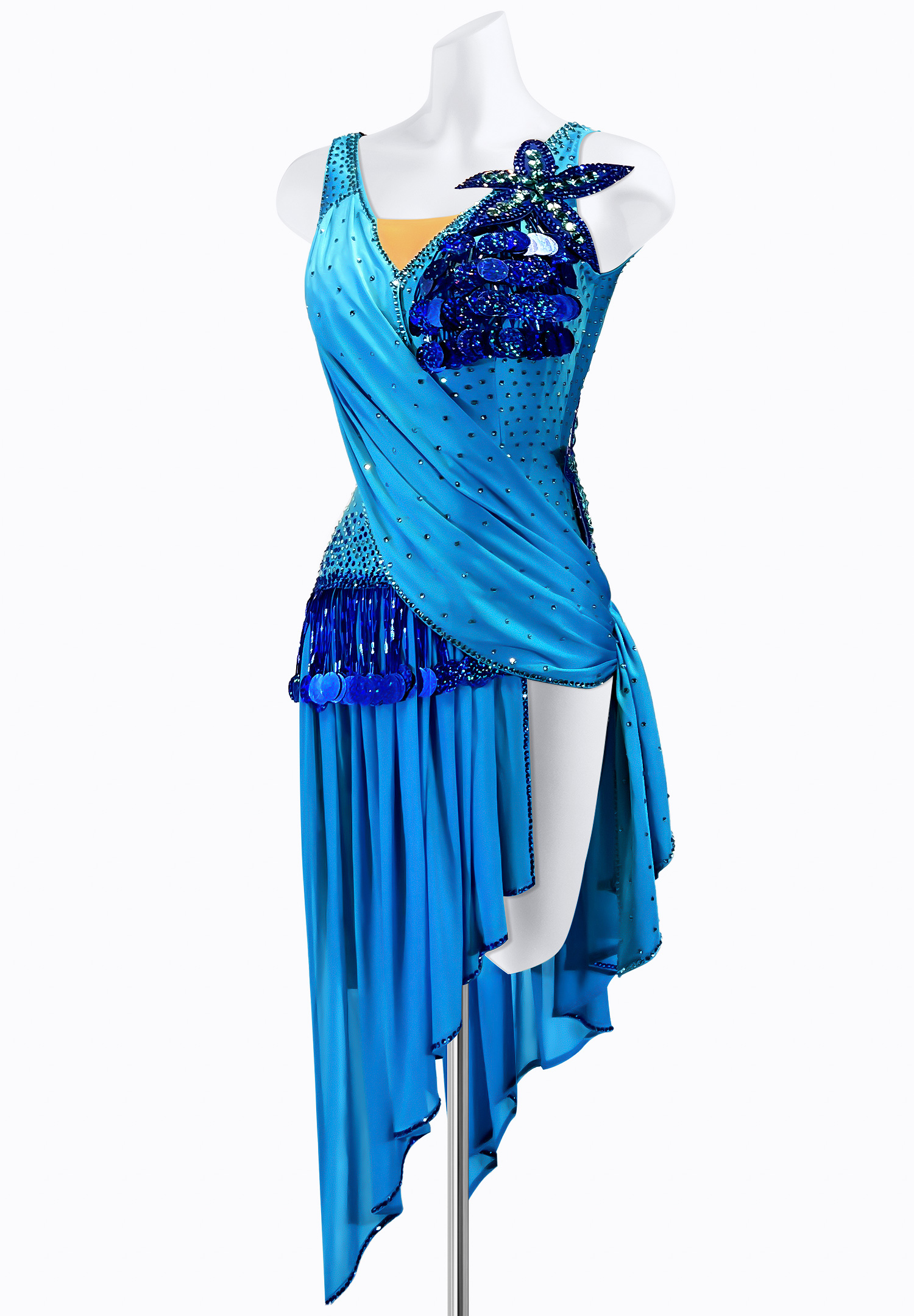 Ruched Pacific Latin Dress PR-L225210