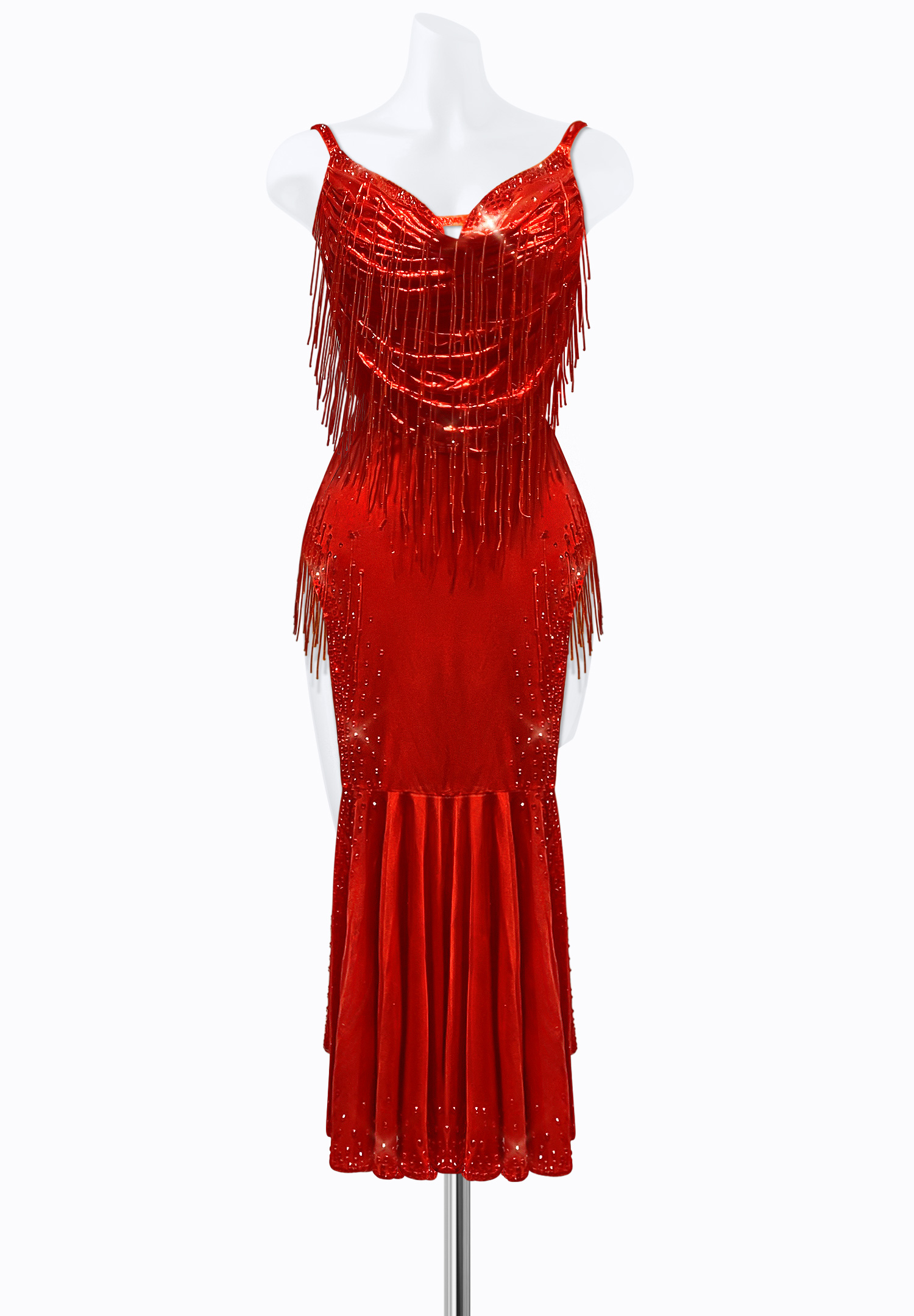 Ruched Passion Latin Dress PR-L215086