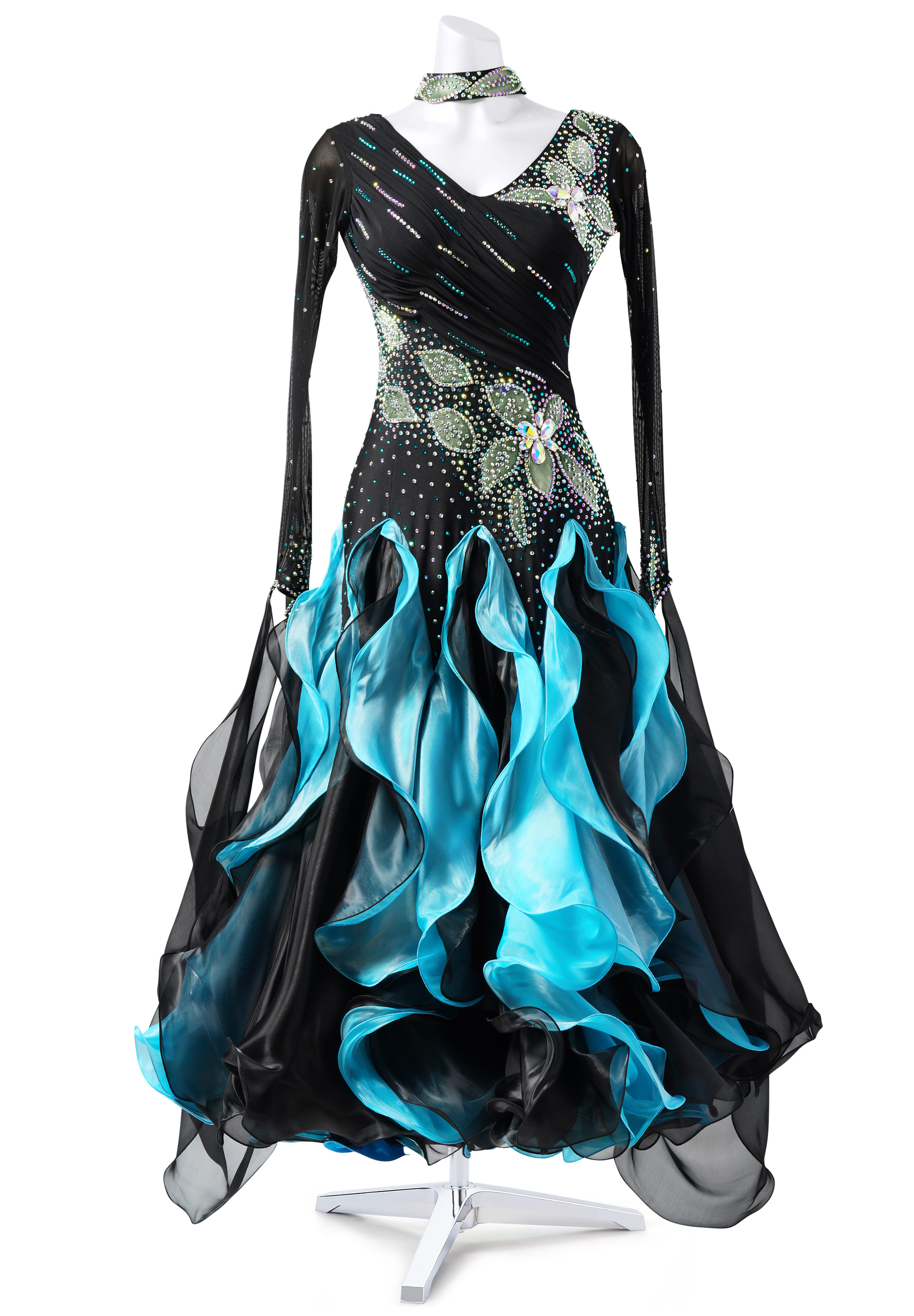 Ruffled Dream Ballroom Dress BA-VSB006