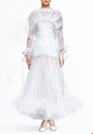 Sasuel Ballroom Smooth Dress Pearl