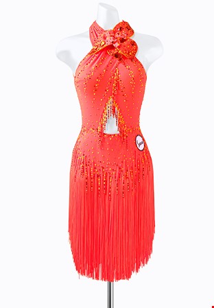 Grapefruit Latin Dress SS-L22012