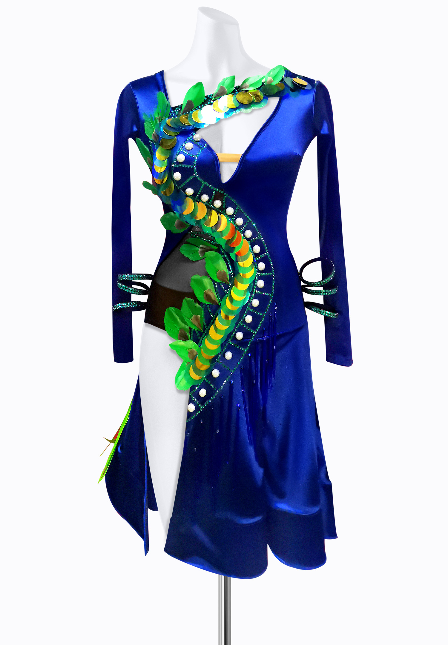 Peacock design dress best sale