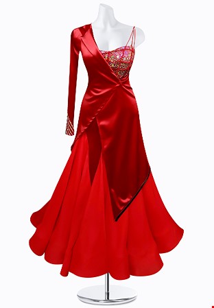 Satin Romance Ballroom Gown AMB3204