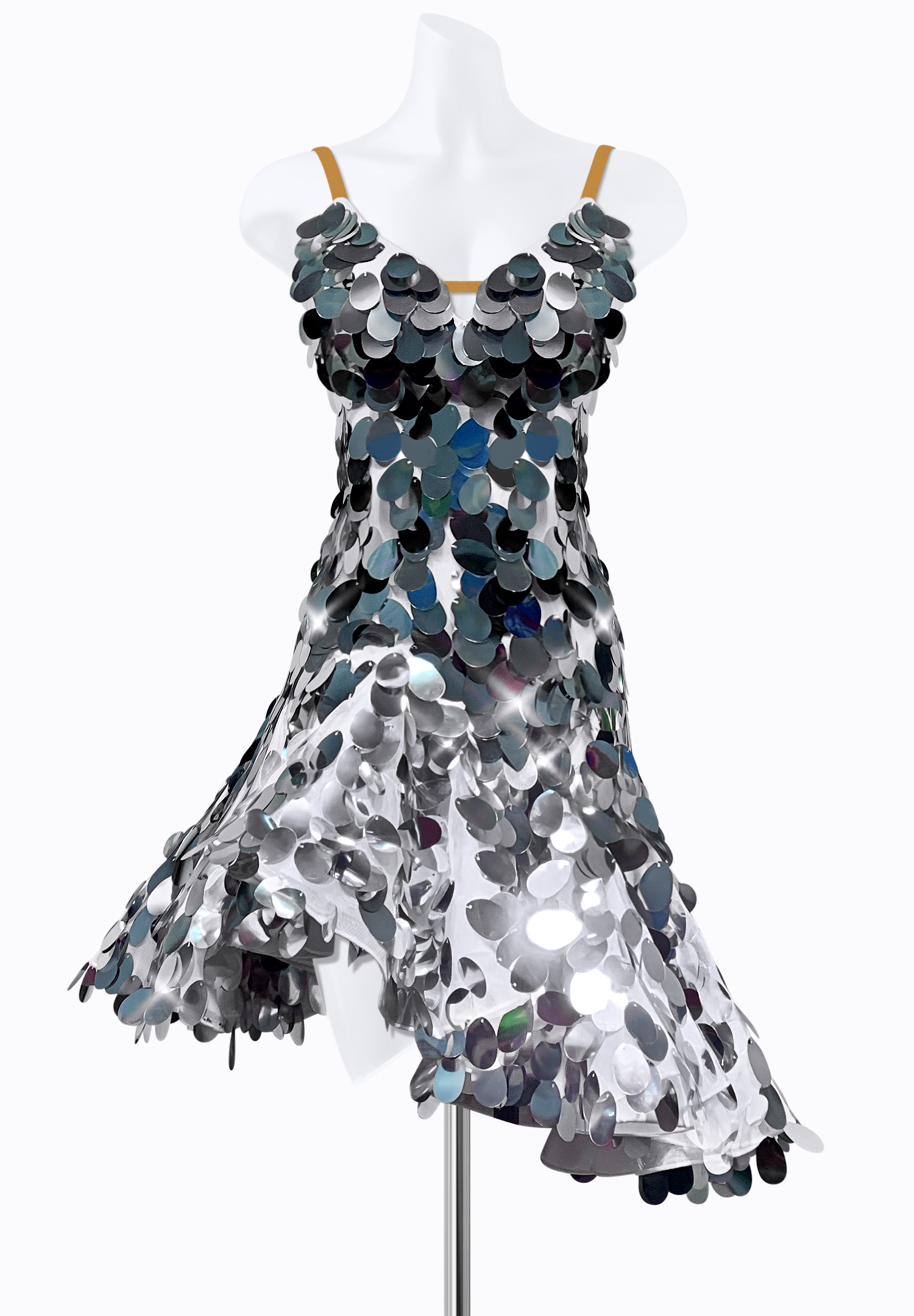 Sequin Allure Latin Dress PR-L215099