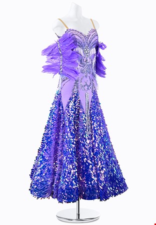 Sequin Galaxy Ballroom Gown PR-B240007