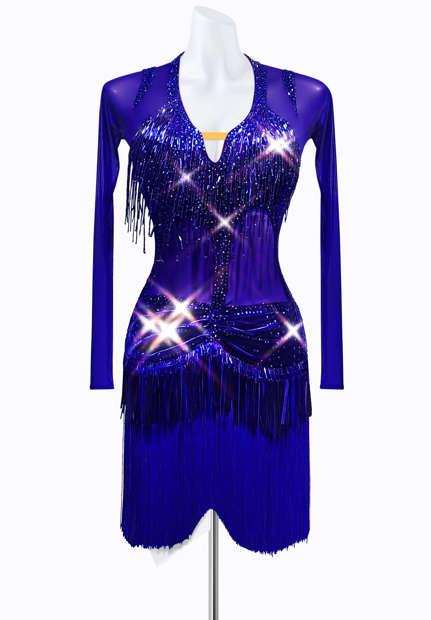 Serene Fringe Latin Dress PR-L215017