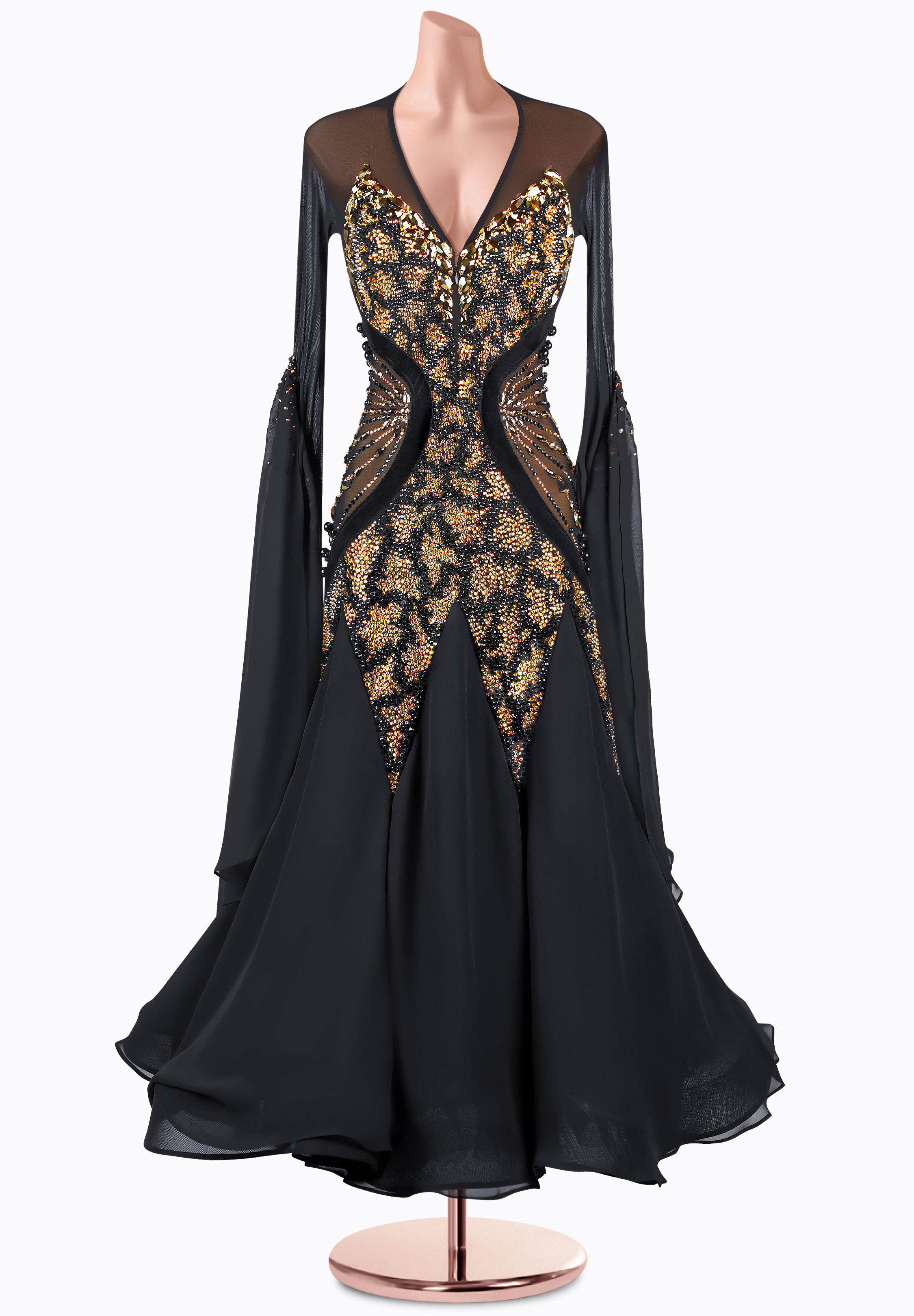 Shadow Glisten Ballroom Gown TD-CM014