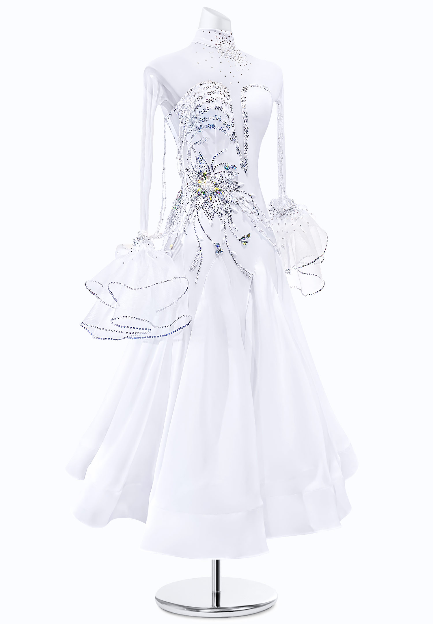 Sheer Bell Ballroom Gown PR-B220038